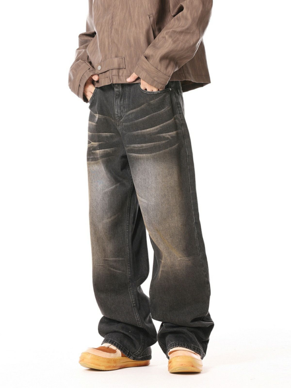 Jean × Vintage loose baggy skate hiphop y2k jeans Size US 30 / EU 46 - 2 Thumbnail
