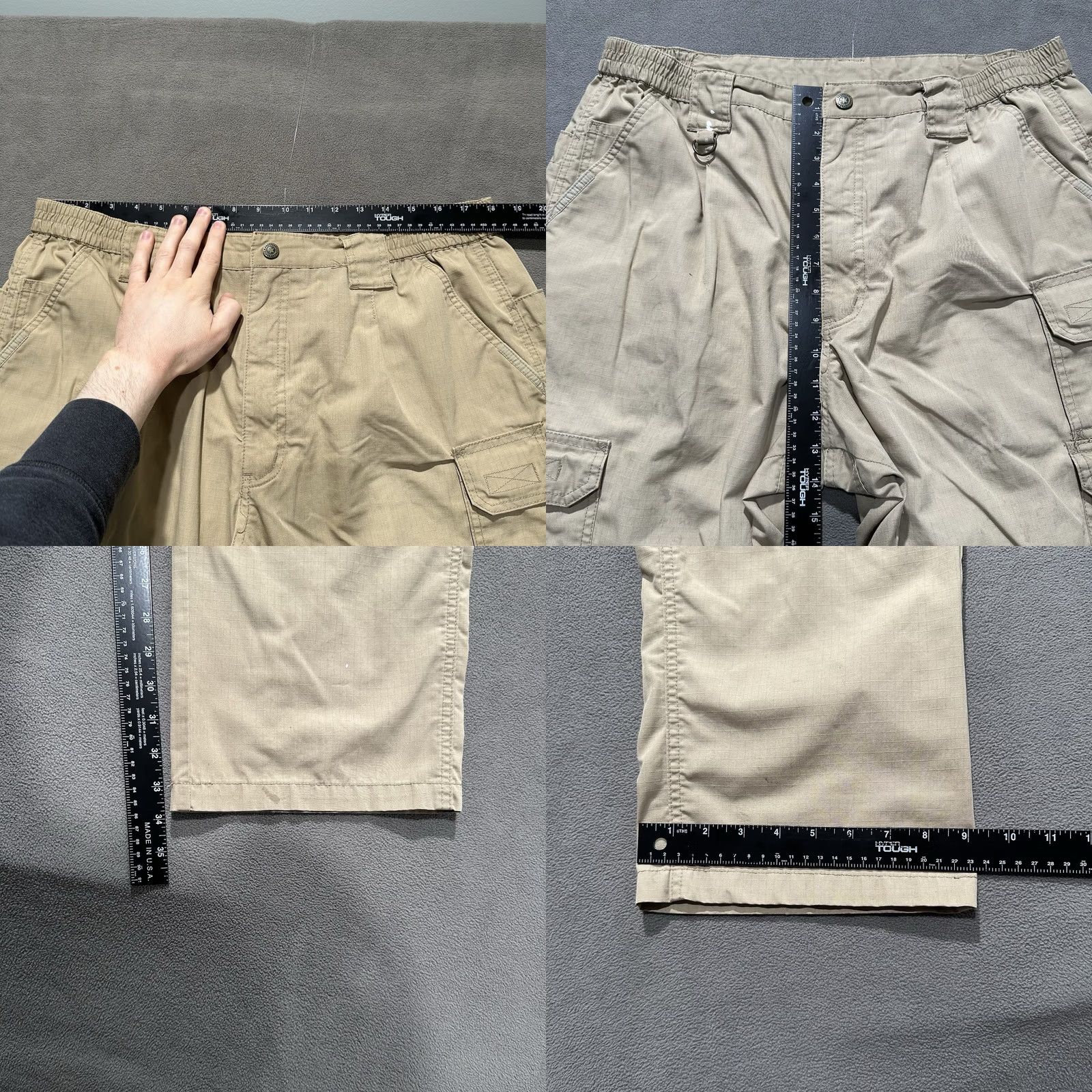 Propper Propper Tactical Pants Mens 40x36 Beige Canvas Ripstop Distressed GUC Pants Size US 40 / EU 56 - 10 Thumbnail