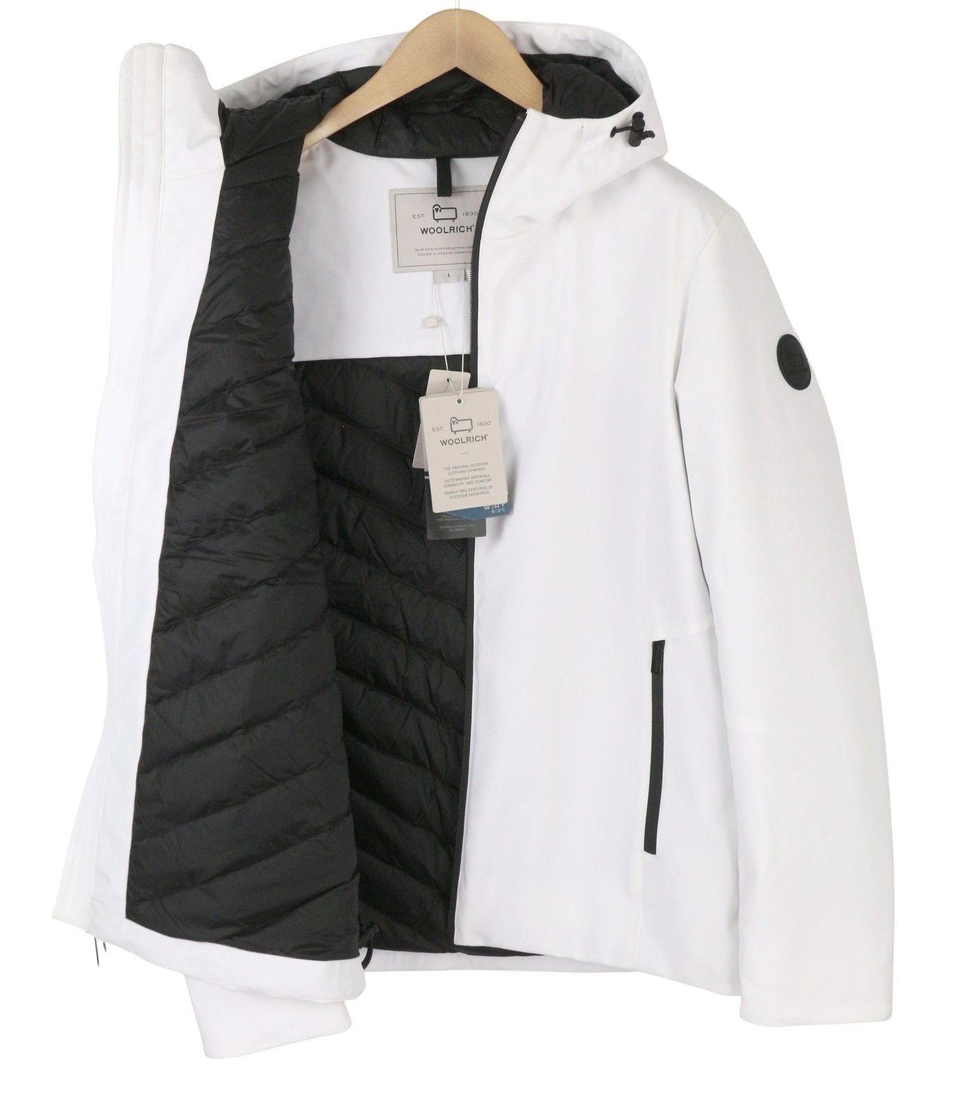 Woolrich Woolen Mills Pacific Soft Shell L White Down Waterproof 86899 Size US L / EU 52-54 / 3 - 5 Thumbnail