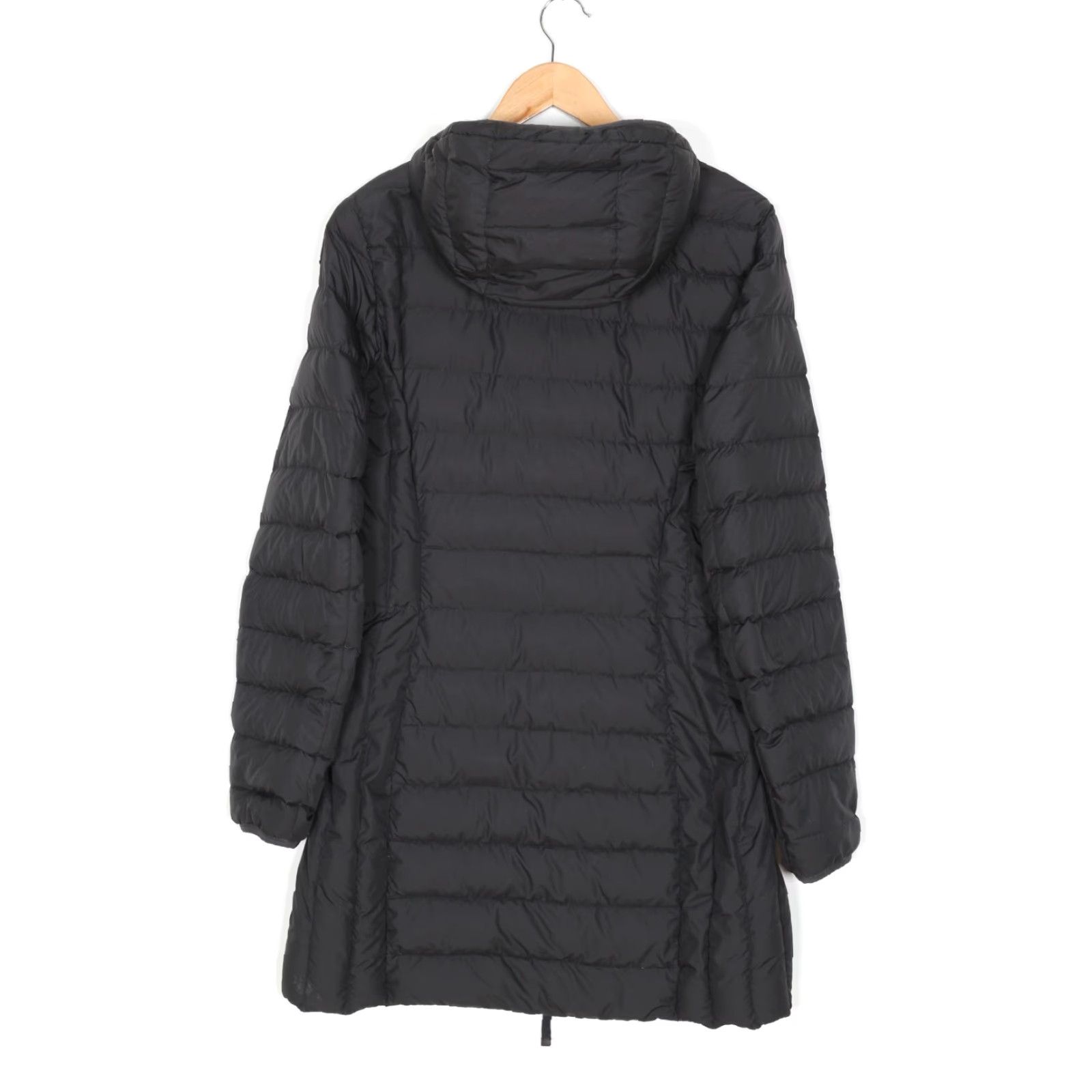 Parajumpers PARAJUMPERS Super Lightweight Hooded Down Jacket Women L Slim Puffer Black Size L / US 10 / IT 46 - 2 Thumbnail