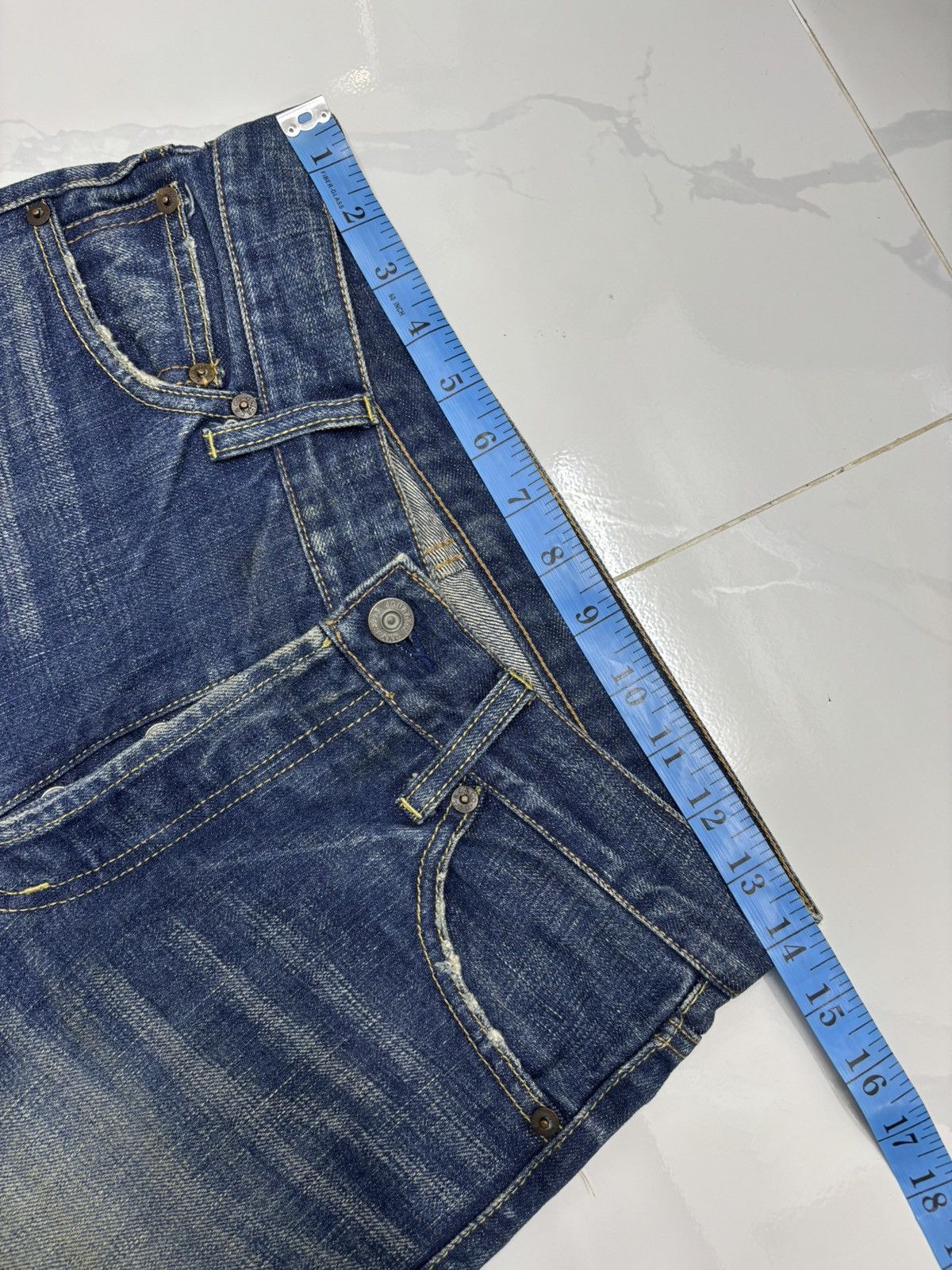 Kapital JOURNAL STANDARD SELVEDGE JAPAN DENIM JEANS Size US 28 / EU 44 - 11 Thumbnail