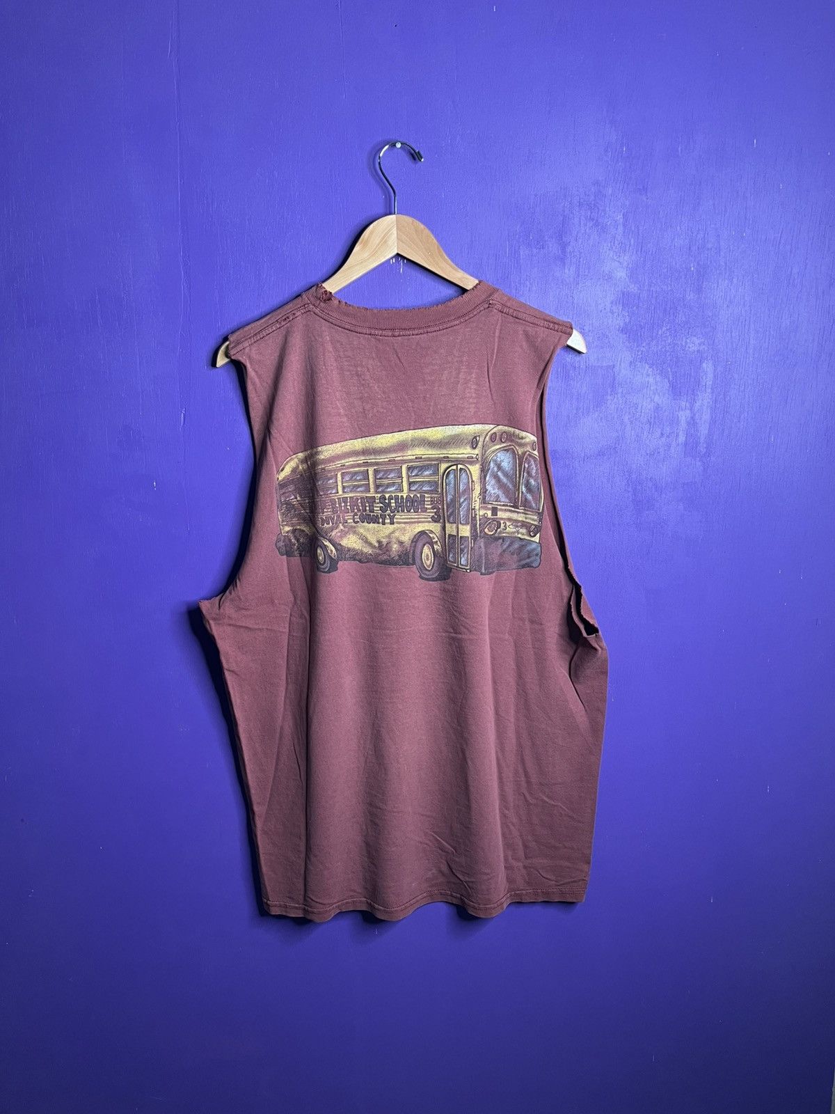 Band Tees × Vintage Vintage 90s KORN school bus band tank top Size US XL / EU 56 / 4 - 2 Thumbnail
