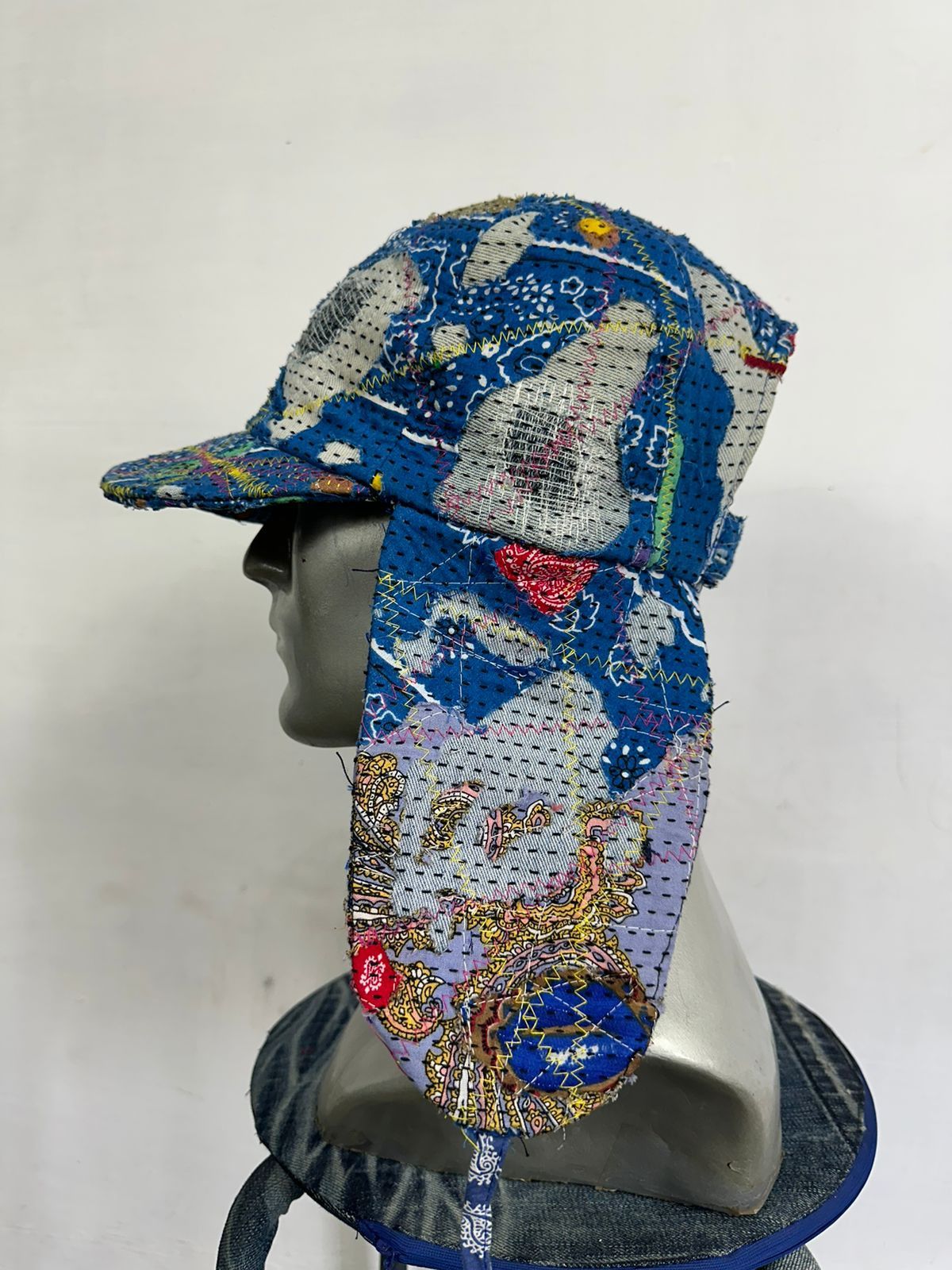 Other Custom Made Distressed Paisley Patchwork hats boro by Ahado Size ONE SIZE - 11 Thumbnail