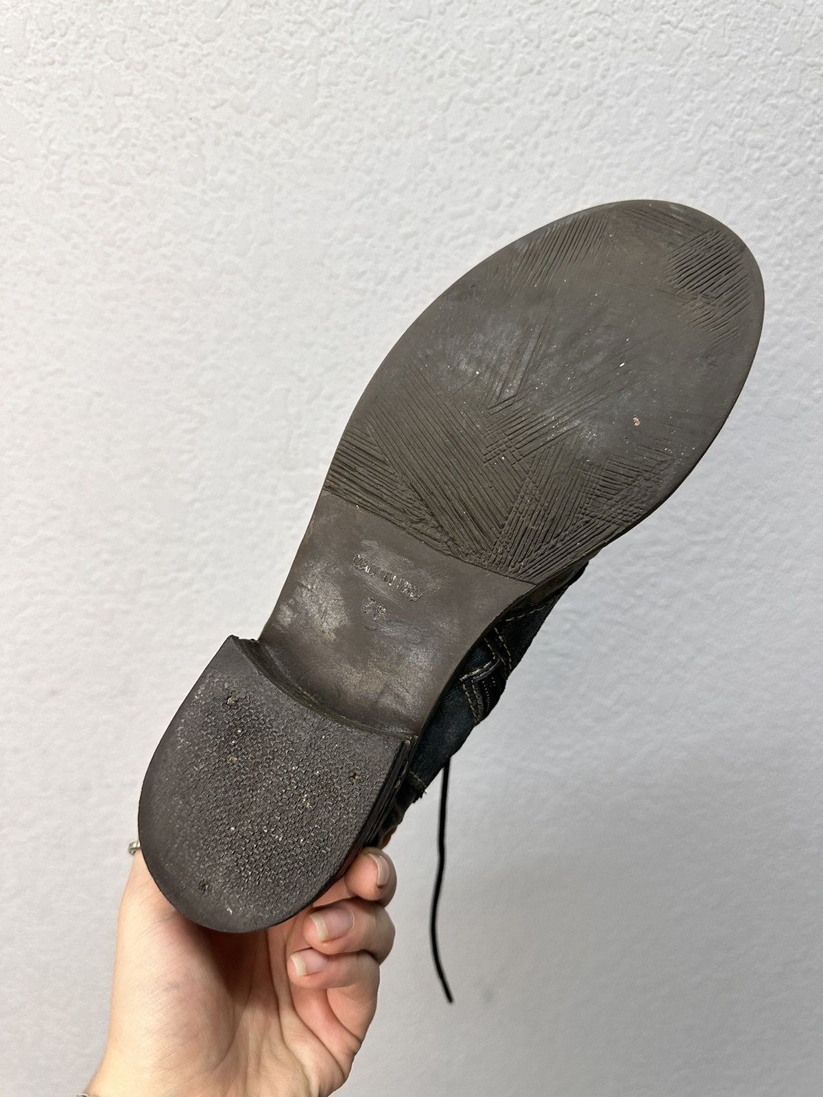 A.S.98 Meltal Zip Italy Leather Mens Boots AS 98 Style Rick Owens Size US 9 / IT 39 - 9 Thumbnail