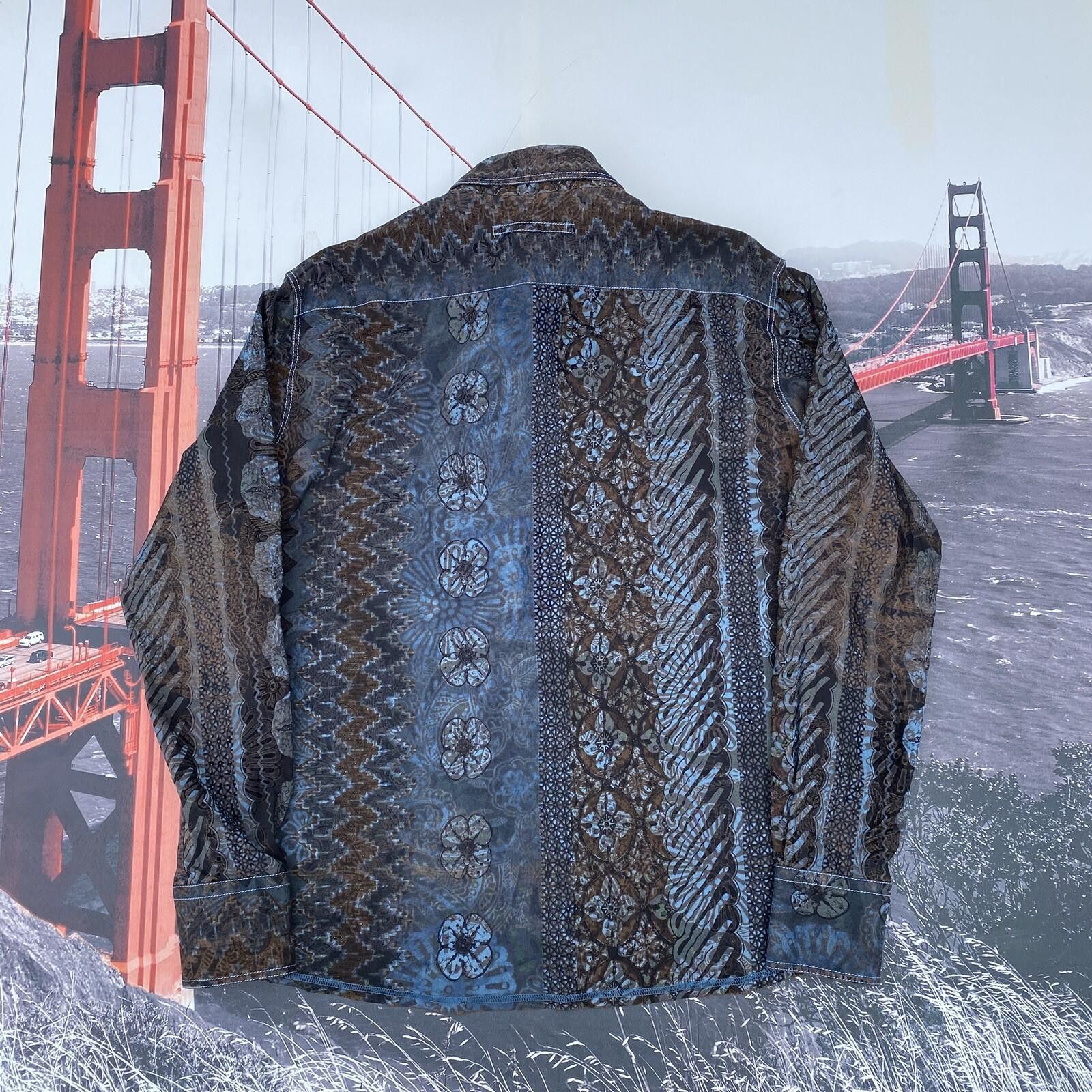 Other Georg Roth Pearl Snap Shirt Men Large Blue Western Cowboy Size US L / EU 52-54 / 3 - 2 Thumbnail