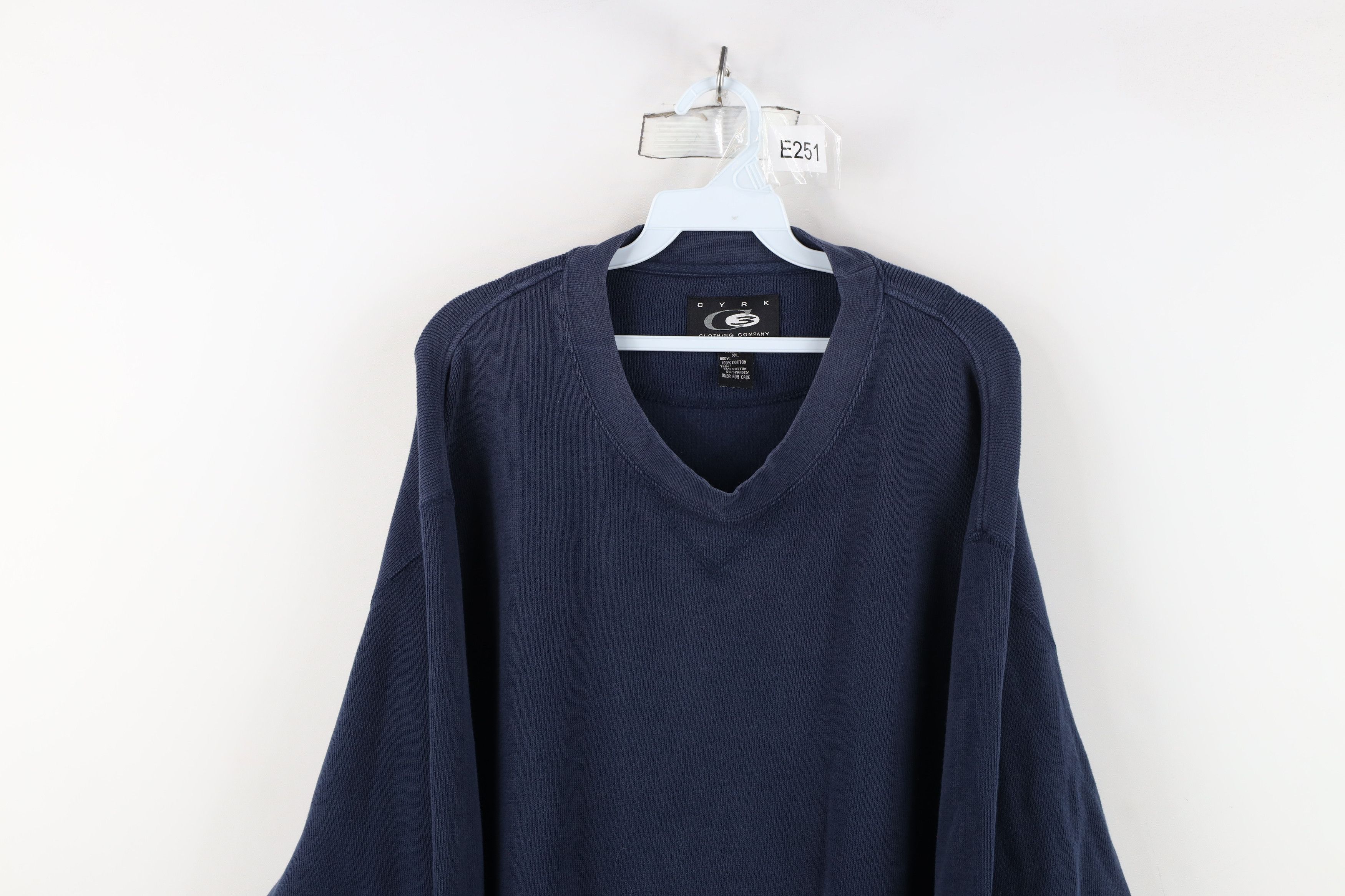 Vintage Vintage 90s Streetwear Cotton Ribbed Knit Crewneck Sweater Size US XL / EU 56 / 4 - 2 Thumbnail
