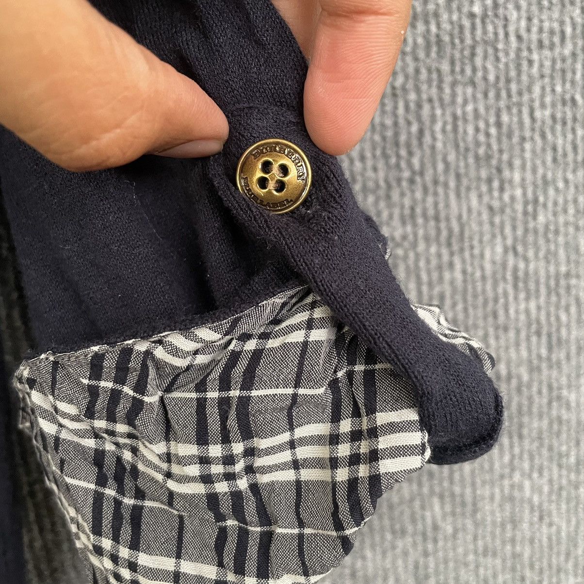 Burberry × Designer Burberry London Blue Label 3 QR Plaid Checkered T Shirt Size S / US 4 / IT 40 - 3 Thumbnail