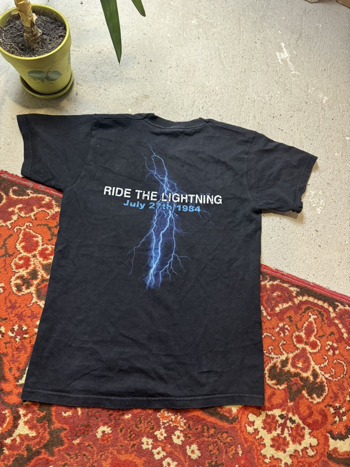 Metallica × Vintage Vintage Y2K Metallica Ride the Lightning 1984 Rock T shirt Size US S / EU 44-46 / 1 - 7 Thumbnail