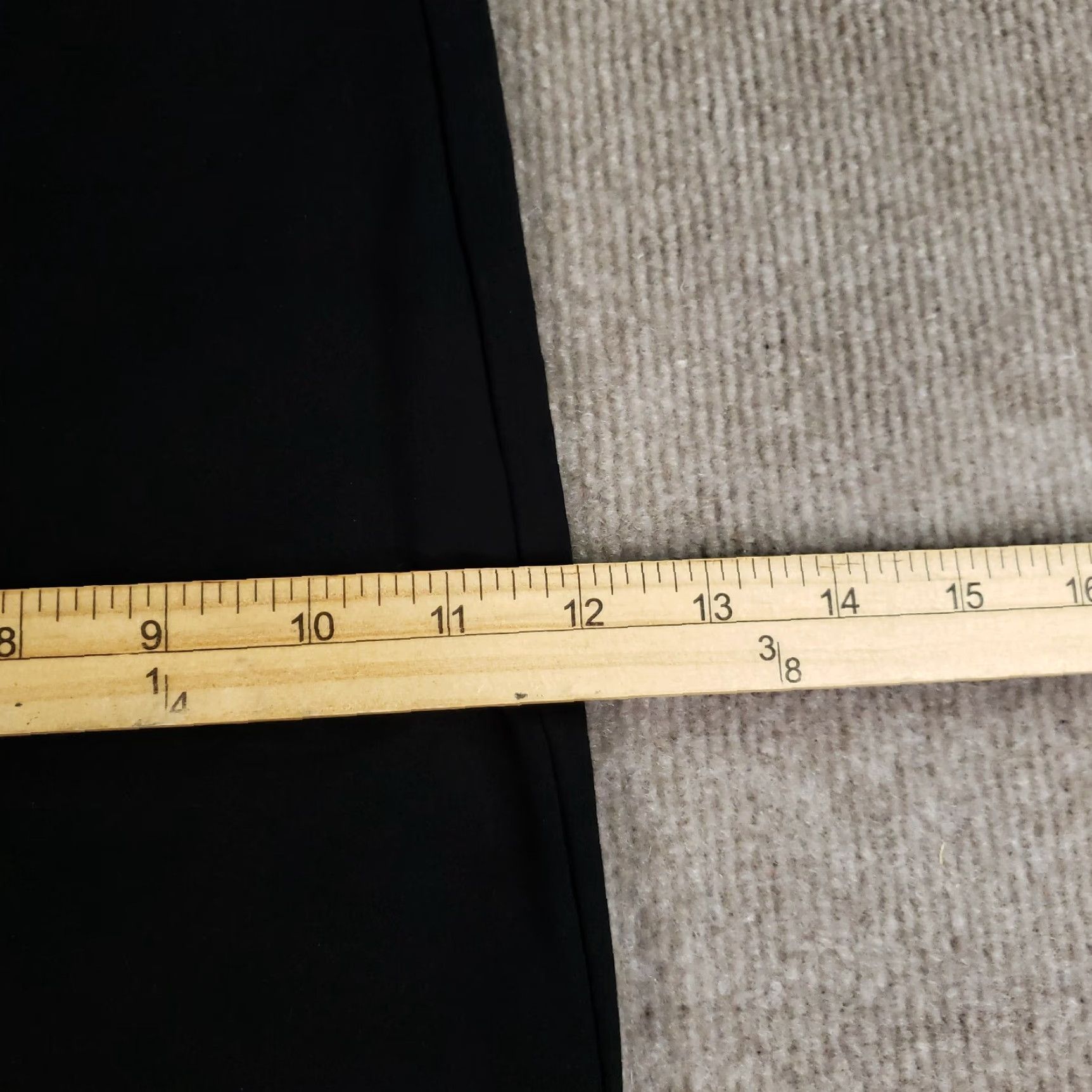 J.McLaughlin J. McLaughlin Pants Adult Size 14 Black Stretch Straight Chino Casual Knit 27in Inseam Women Size 34" / US 12 / IT 48 - 6 Thumbnail