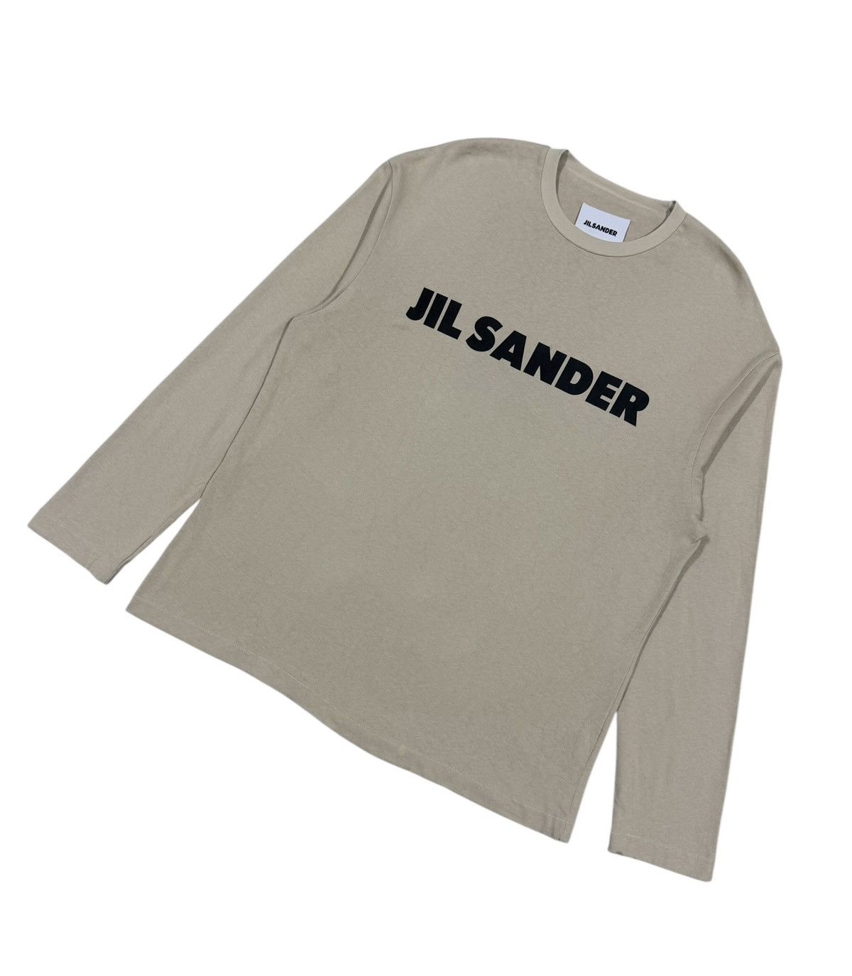 Jil Sander Authentic🌟Jil Sander LongSleeve Beige Tee Size US M / EU 48-50 / 2 - 6 Thumbnail