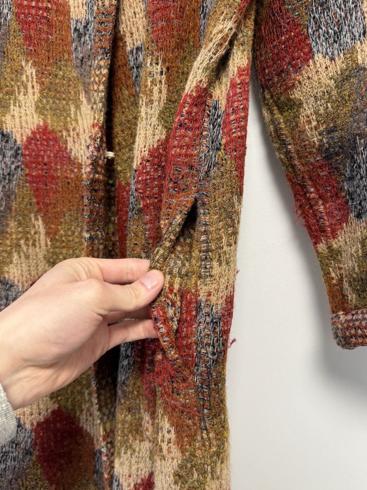 Missoni Missoni Coat Wool Multicolor Knit Luxury Designer Italy Size L / US 10 / IT 46 - 9 Thumbnail