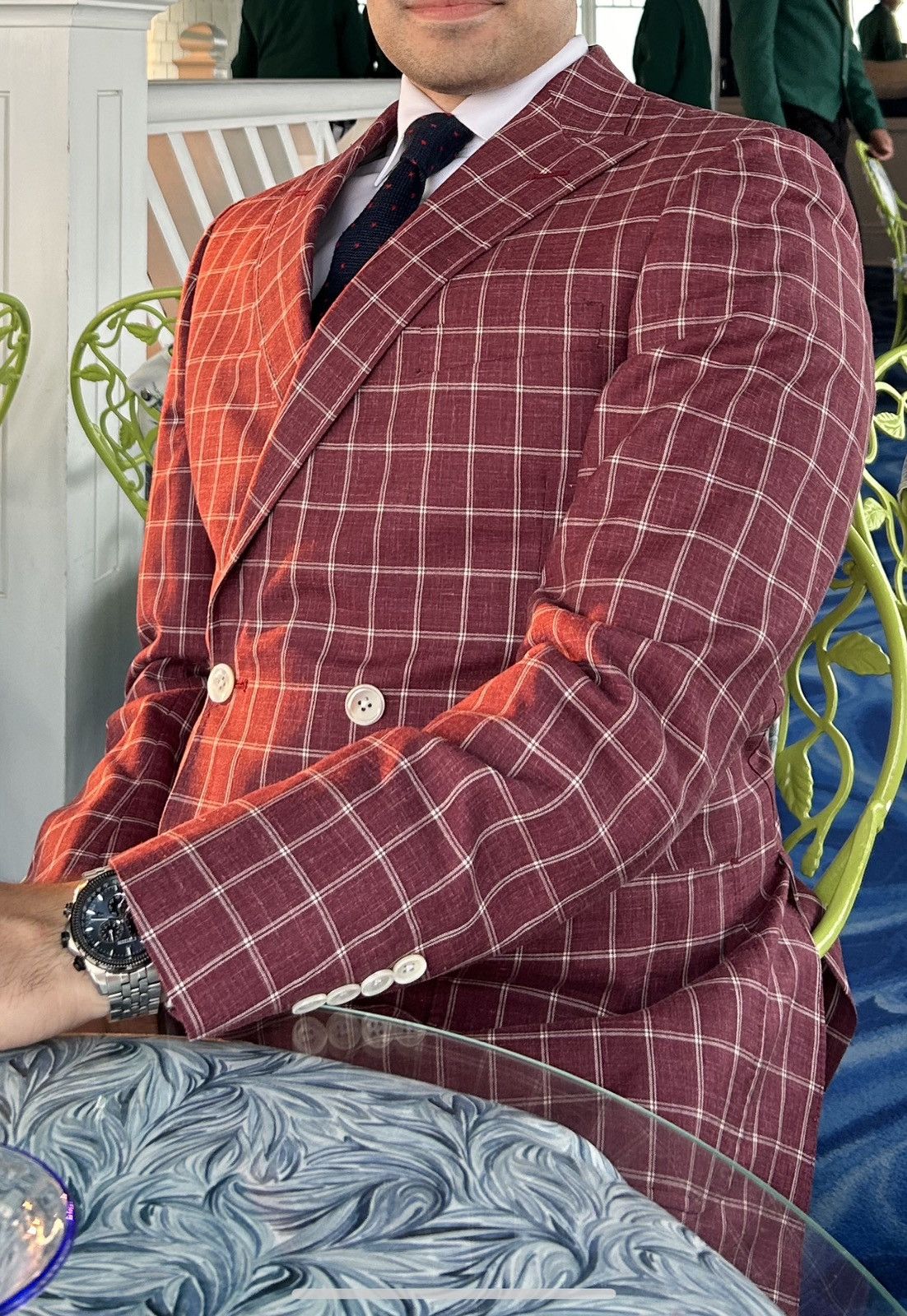 Hart Schaffner Marx Double-breasted Blazer Size 40R - 1 Thumbnail