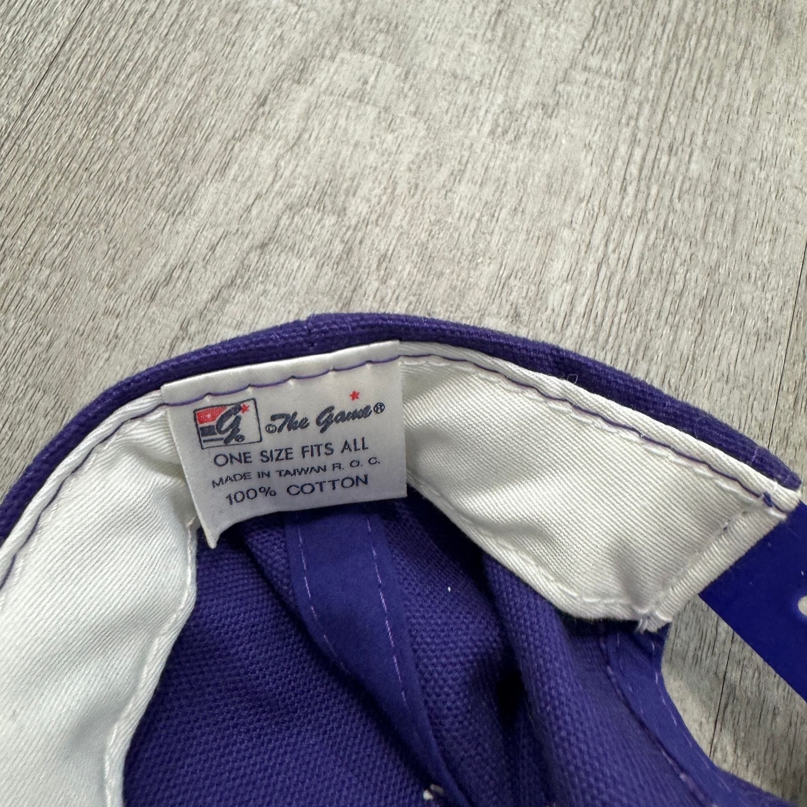 Vintage NWT Tampa Bay Devil Rays Snapback Hat Purple The Game MLB Size ONE SIZE - 5 Thumbnail