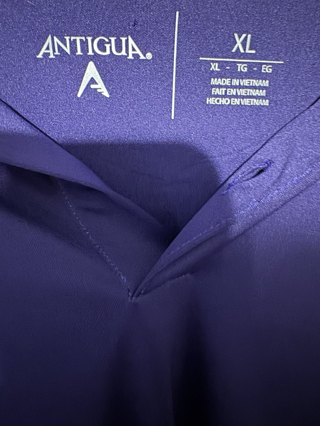 Antigua LSU Long Sleeve Polo Antigua Men's Sz XL Purple Size US XL / EU 56 / 4 - 5 Thumbnail