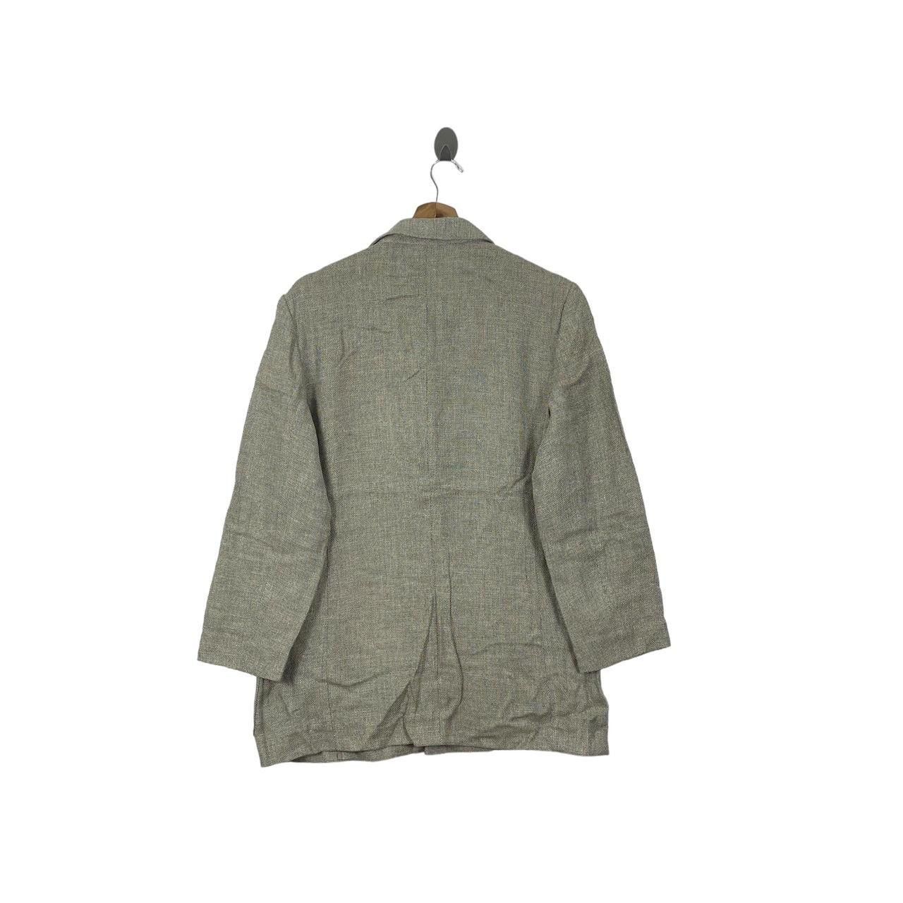 Burberry Vintage 90’ BURBERRY LONDON Herringbone 2 Button Blazer Coat Size 40R - 2 Thumbnail