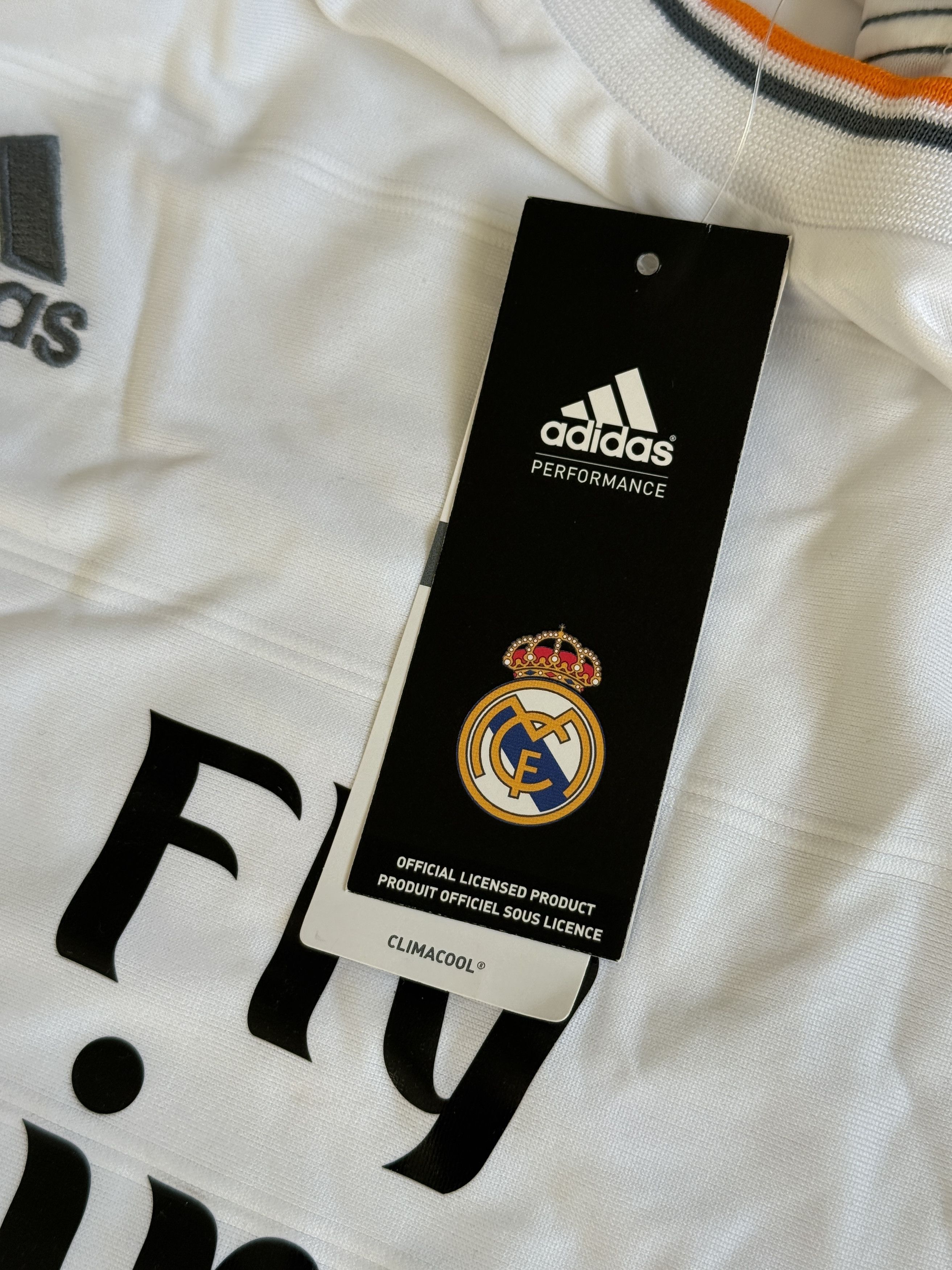 Adidas REAL MADRID 2014 2015 HOME SHIRT JERSEY CAMISETA ADIDAS L Size US L / EU 52-54 / 3 - 5 Thumbnail