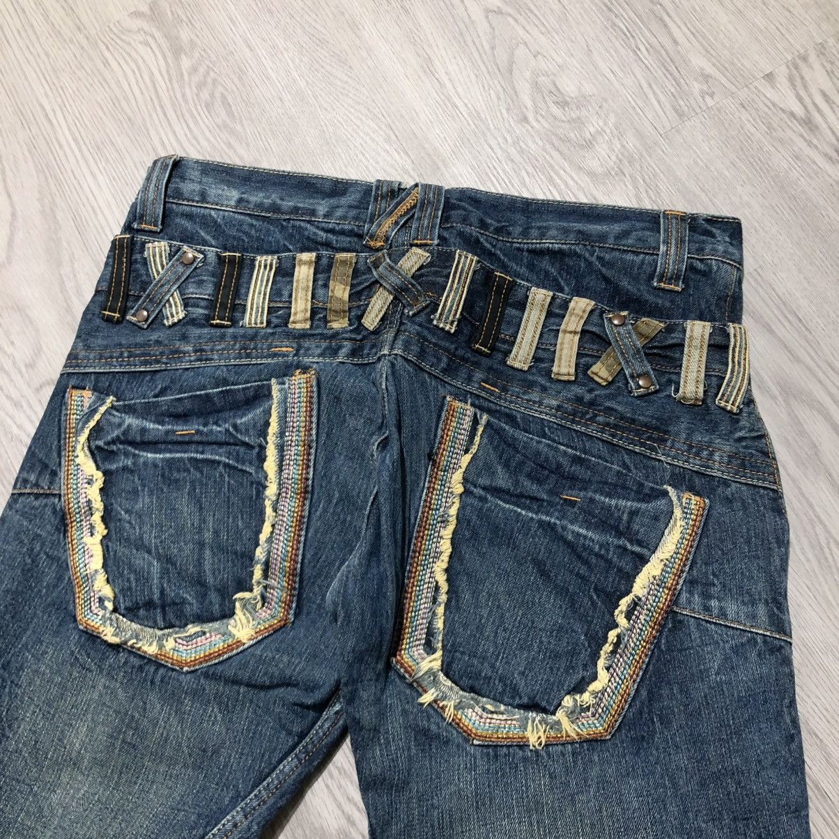 If Six Was Nine 2000s Breathmint Double Waist Faded Beauty Beast Lgb Jeans Size US 32 / EU 48 - 3 Thumbnail