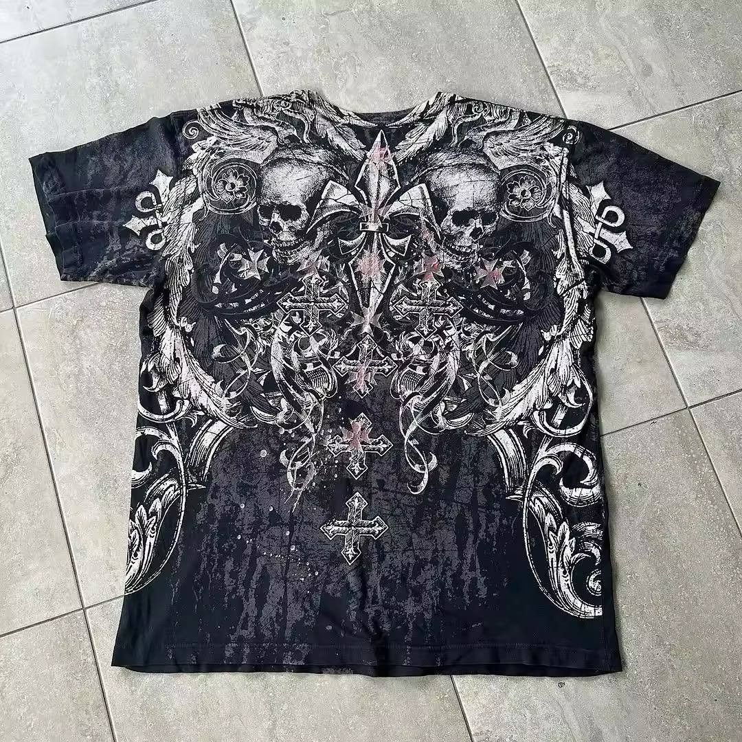 skull print t-shirt
