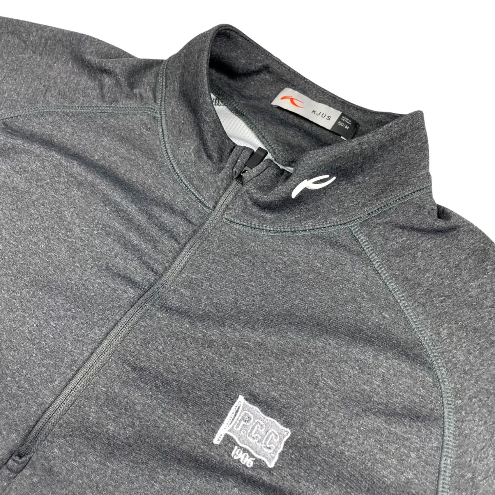 KJUS KJUS Men’s Performance Stretch 1/4 Zip Pullover Gray 1/4 Zip Medium Regular Athletic Mens XS-Size 50 | Medium Size US M / EU 48-50 / 2 - 2 Thumbnail
