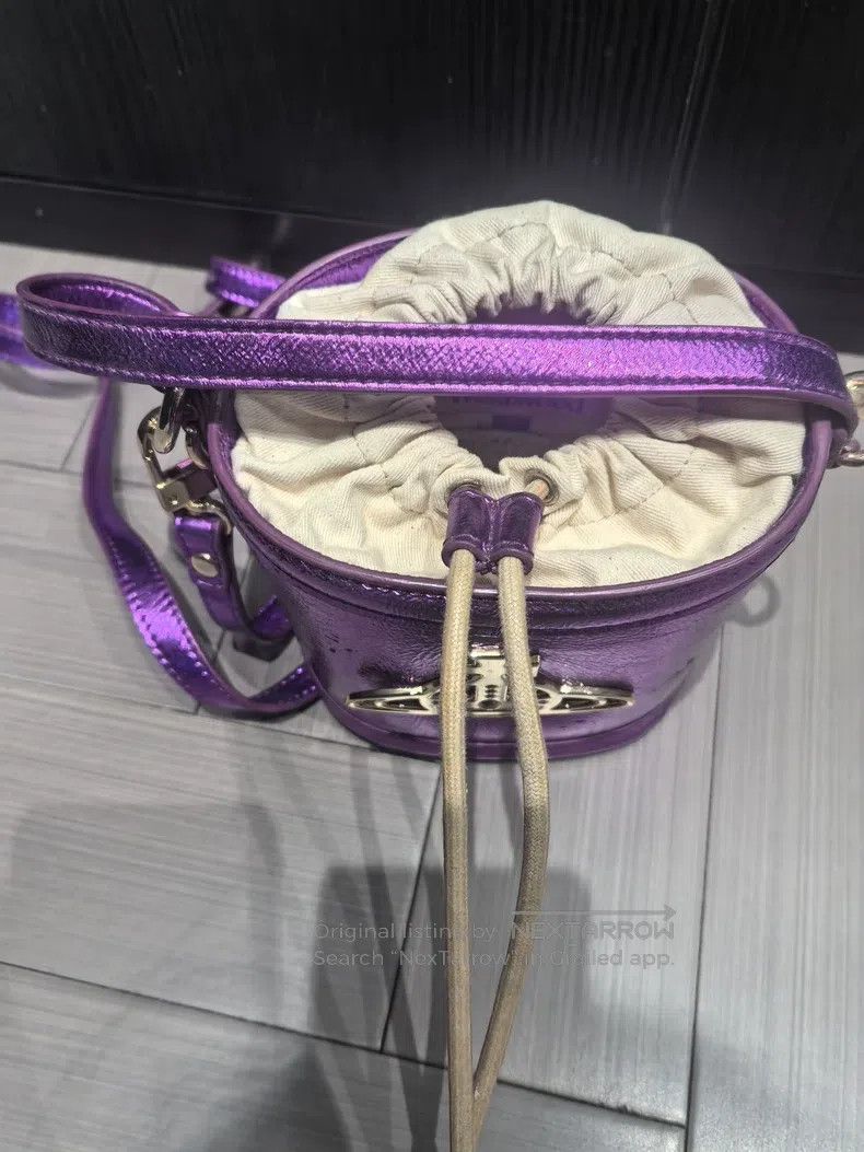Vivienne Westwood Vivienne Westwood size os Bucket Bag, Purple Metallic Shine Size ONE SIZE - 2 Thumbnail