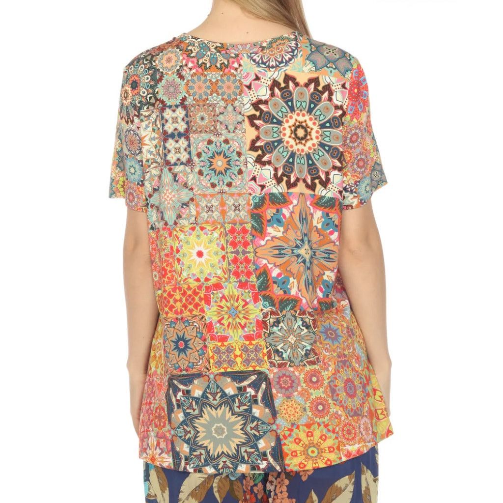 Johnny Was Johnny Was Kaleida Favorite Crew Neck Swing Tee Size medium Size M / US 6-8 / IT 42-44 - 3 Thumbnail