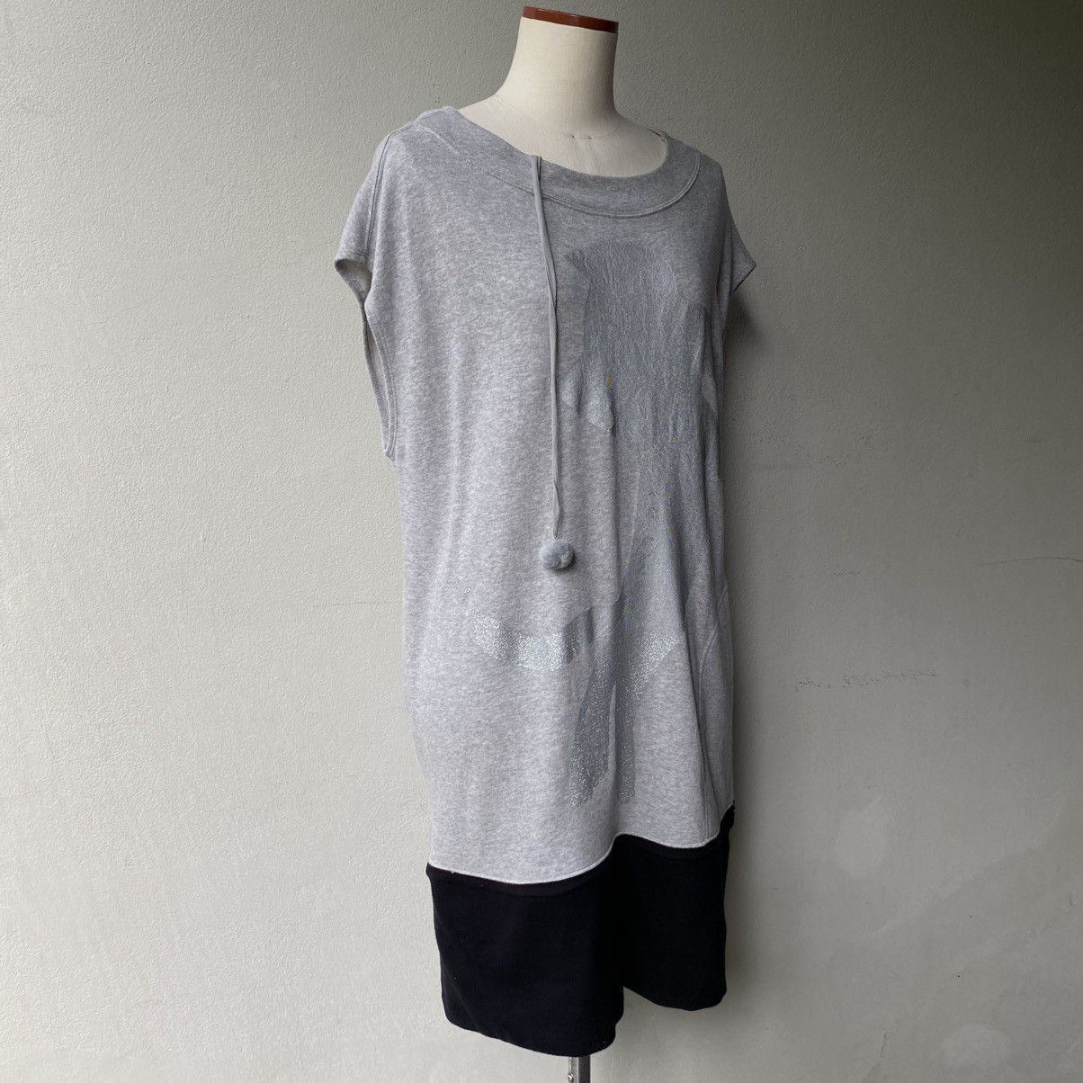 Tsumori Chisato Tsumori Chisato Grey Dog Print Tunic Dress Size XS / US 0-2 / IT 36-38 - 9 Thumbnail