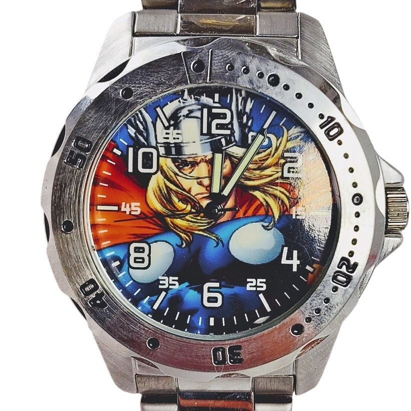 Disney Disney Marvel Thor Silver-Toned Metal Watch in Box Size ONE SIZE - 1 Thumbnail