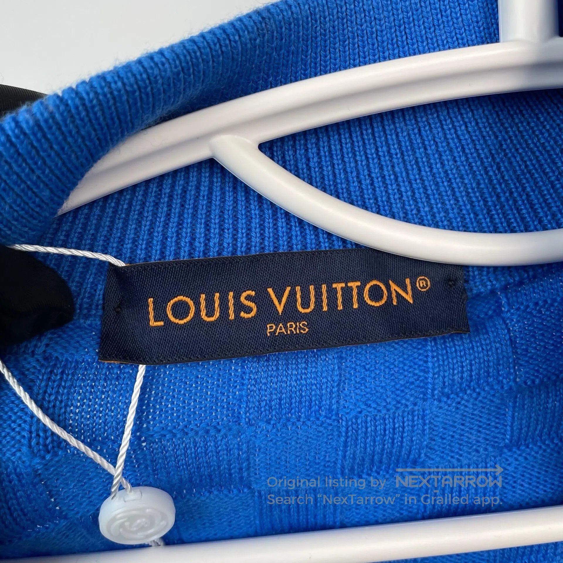 Louis Vuitton Louis Vuitton Gem Blue Check Knit Jacket| Size US M / EU 48-50 / 2 - 7 Thumbnail