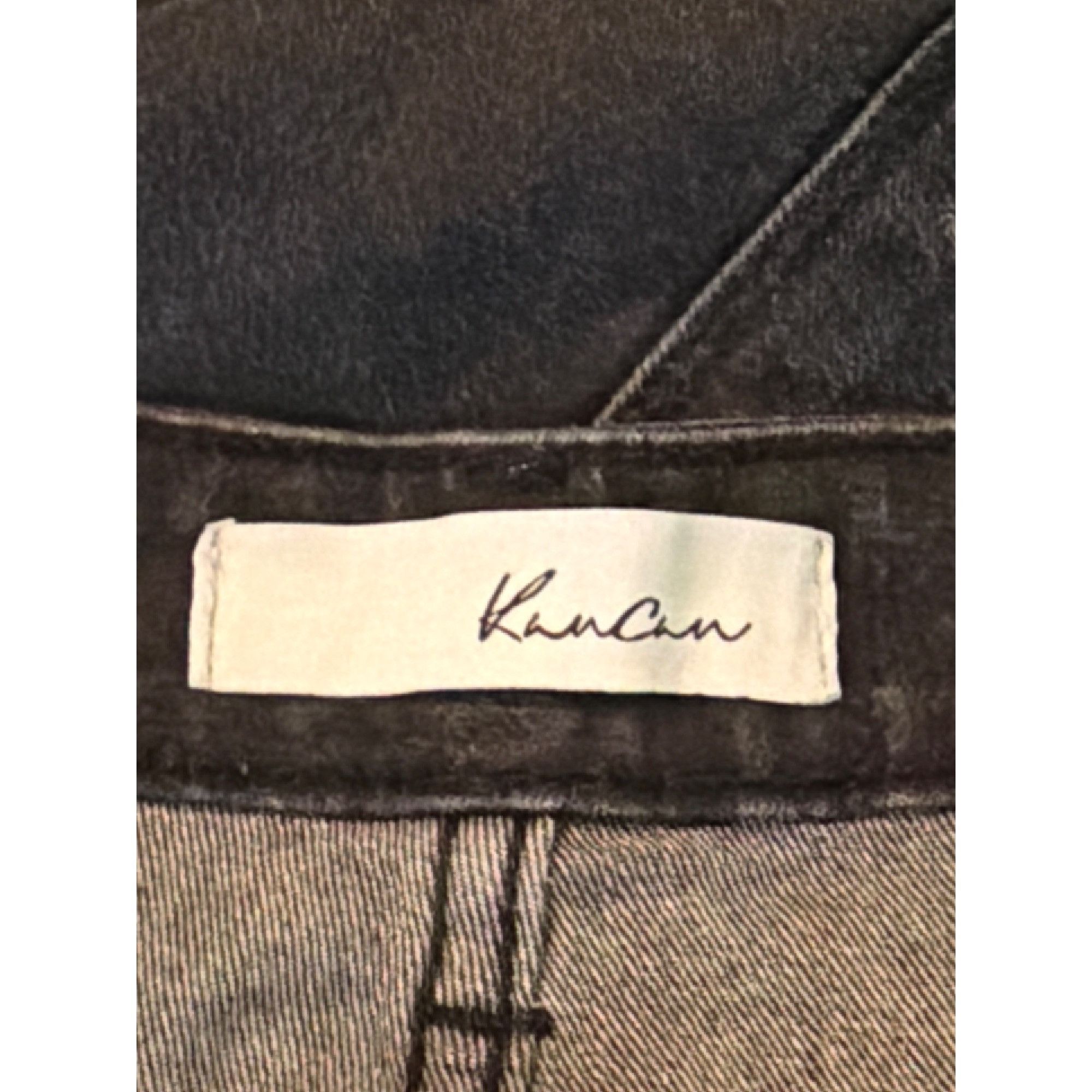 Other KanCan High Waist Distressed Black Skinny Jeans Exposed Butt Size 30" / US 8 / IT 44 - 6 Thumbnail