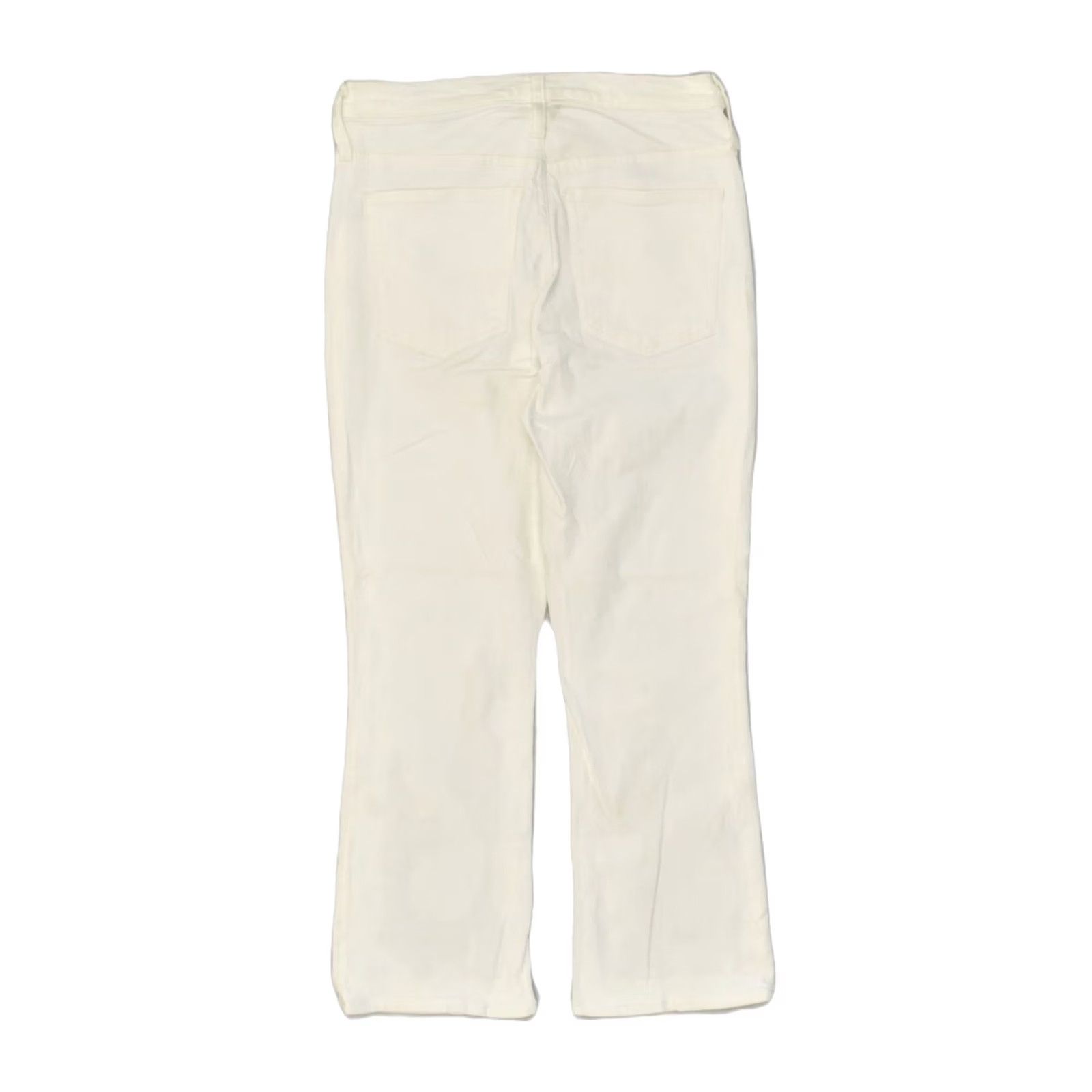 J.Crew J. CREW Womens Bootcut Jeans White Cotton W30 L26 Size 30" / US 8 / IT 44 - 2 Thumbnail