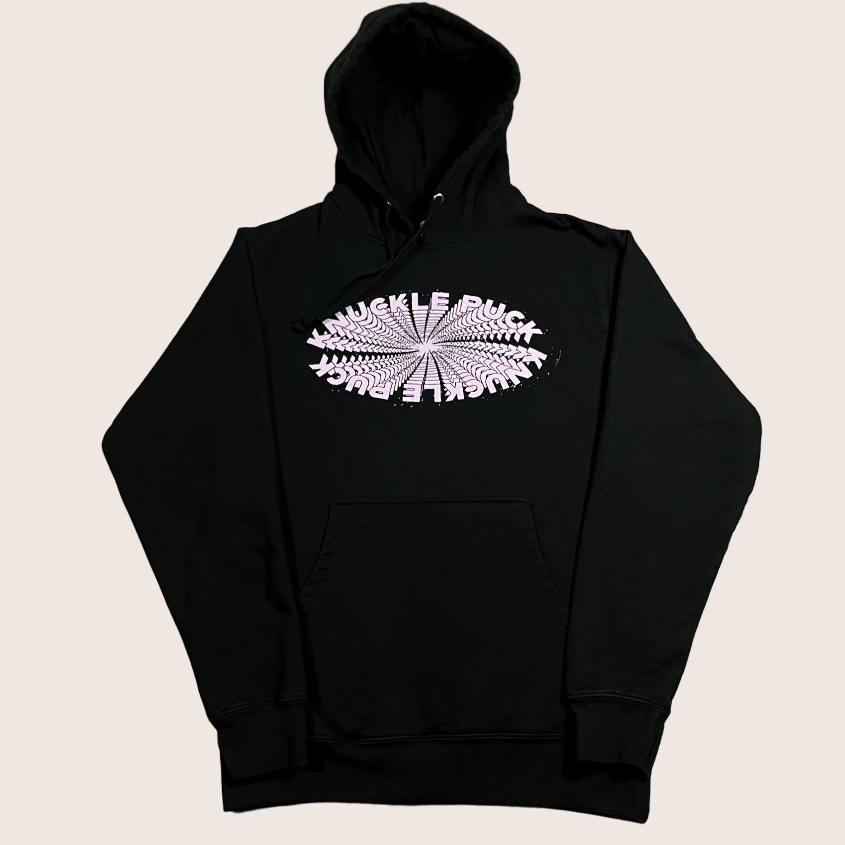 Vintage Knuckle Puck Hoodie Mens Small Sweatshirt Graphic Print Pullover Hooded Black Long Sleeve Rock Punk Emo Concert 90s Theme Mens Size US S / EU 44-46 / 1 - 1 Thumbnail
