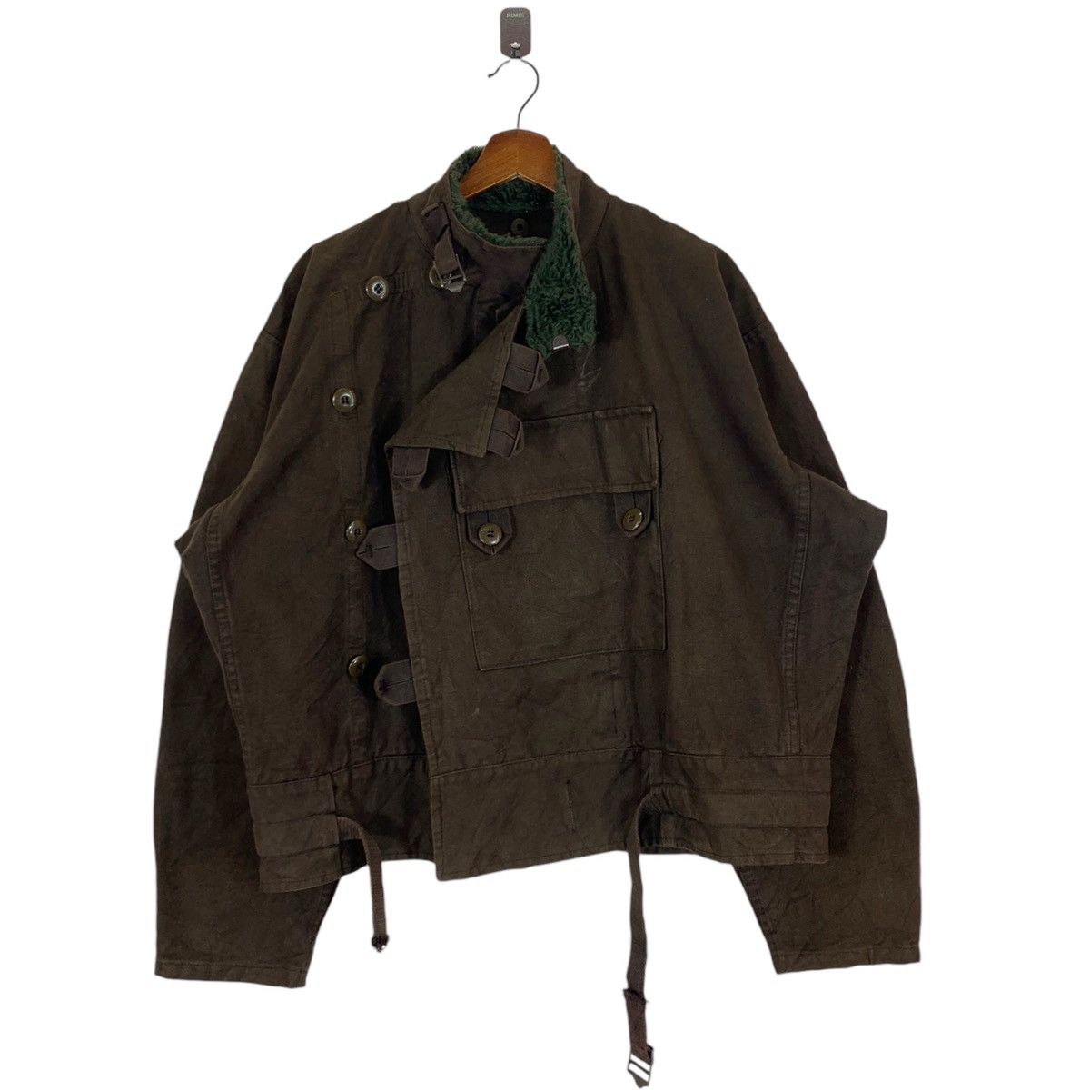 Vintage ⚡️⚡️VINTAGE SWEDISH ARMY MOTORCYCLE BIKERS JACKET C50 Size US L / EU 52-54 / 3 - 3 Thumbnail