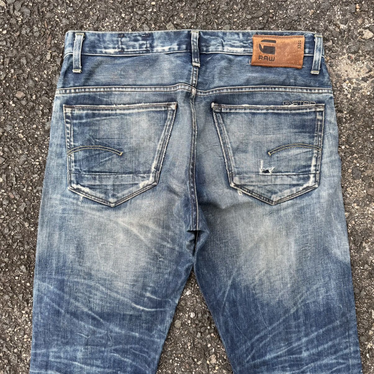 G-Star VINTAGE G STAR ITALY BUTTON FLY FADED JEAN DENIM PANTS Size US 35 - 11 Thumbnail