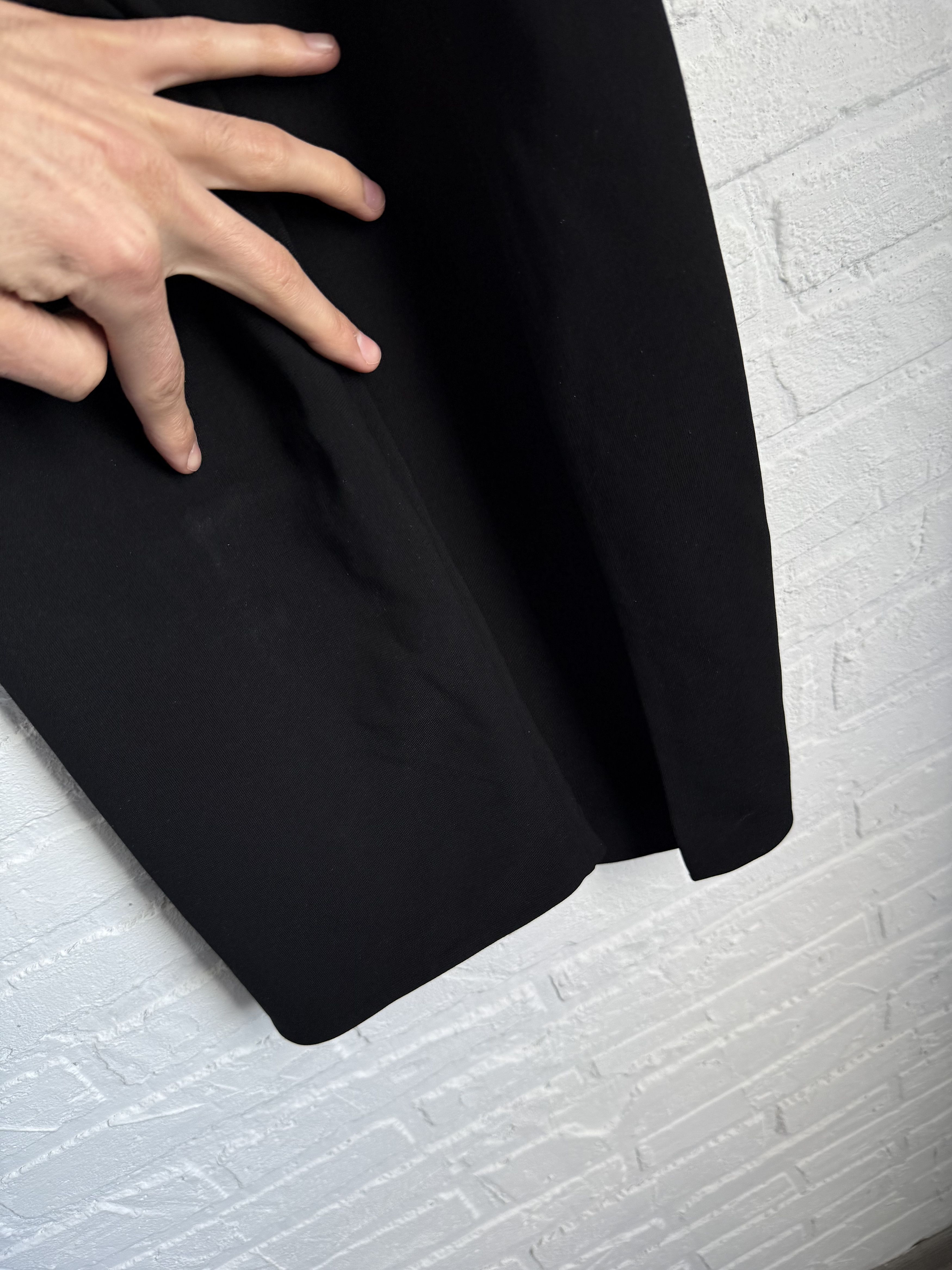 Versace Versace Black Asymmetrical Midi Dress Bow Detail Size L / US 10 / IT 46 - 11 Thumbnail