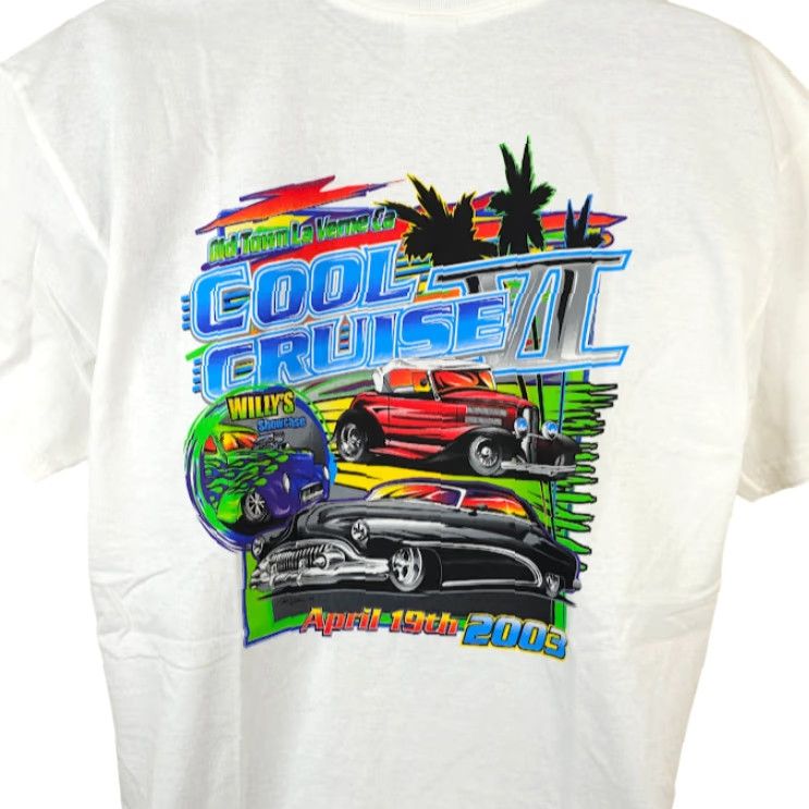 Anvil VINTAGE Car Show T Shirt Mens Size Large Y2K 2003 Cool Cruise Old Town La Verne Size US L / EU 52-54 / 3 - 4 Thumbnail