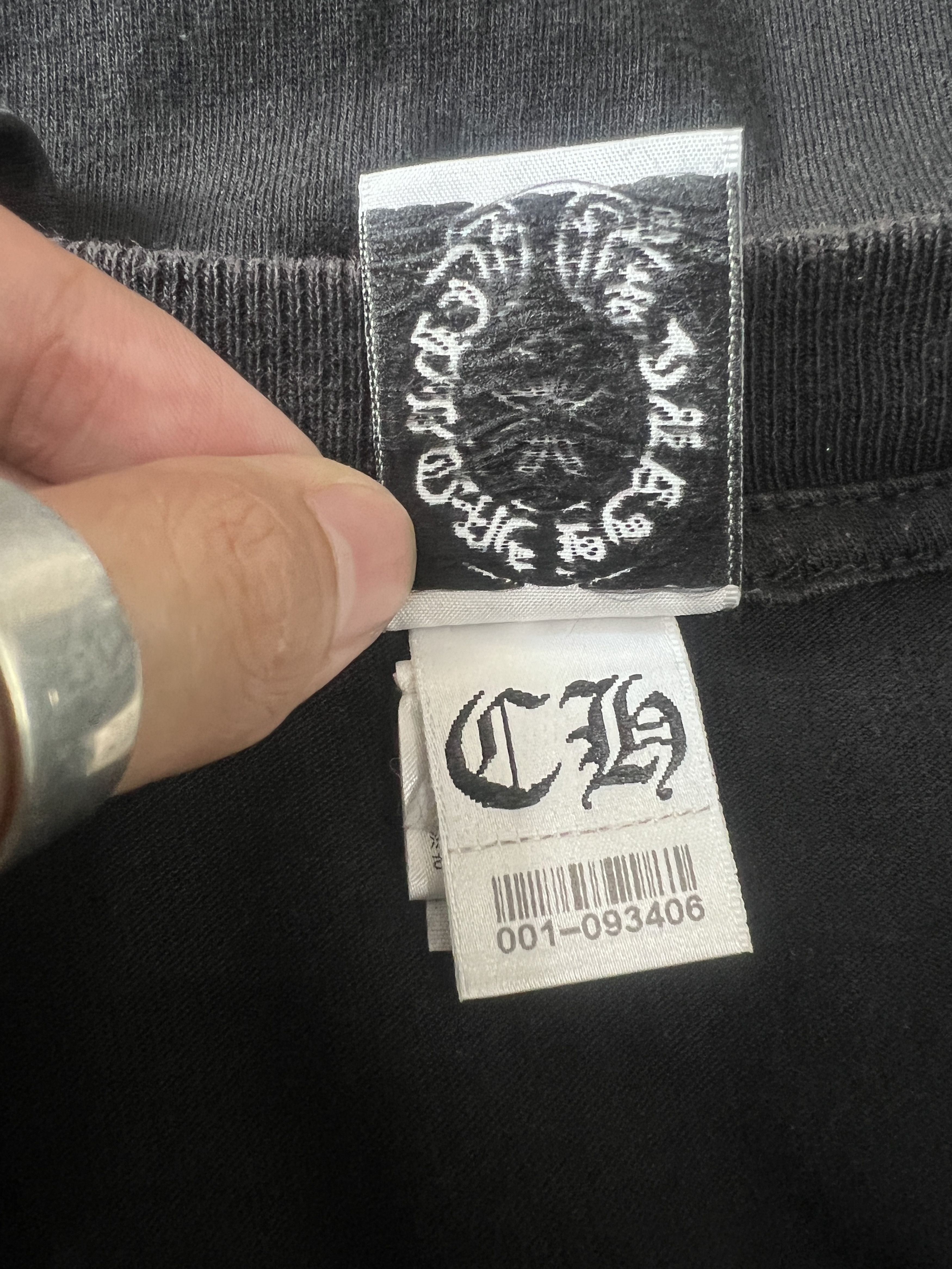 Chrome Hearts Chrome Hearts FOTI Skull Pocket Tee Black M USA Size US M / EU 48-50 / 2 - 7 Thumbnail