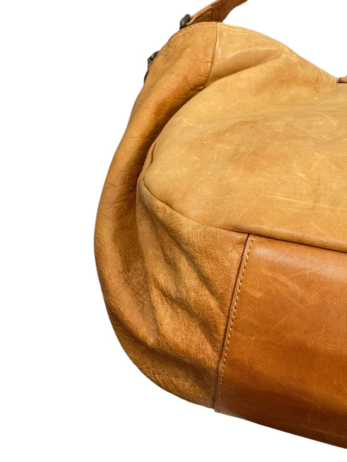 Japanese Brand Full Leather Patina Brown Sebenie Tote 3 Way Bag 1🟩1 Size ONE SIZE - 12 Thumbnail