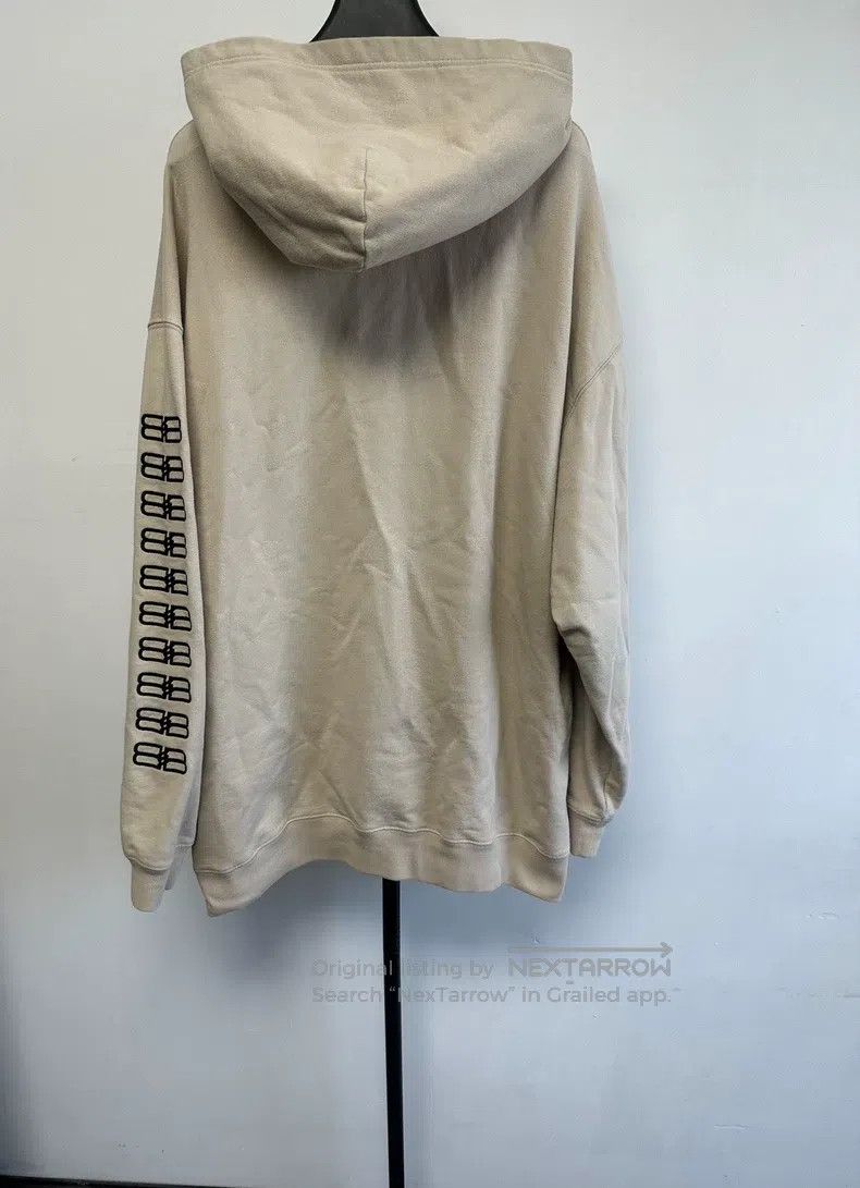 Balenciaga Balenciaga Solid Color Printed Letter Long Sleeve Hoodie Size US L / EU 52-54 / 3 - 2 Thumbnail
