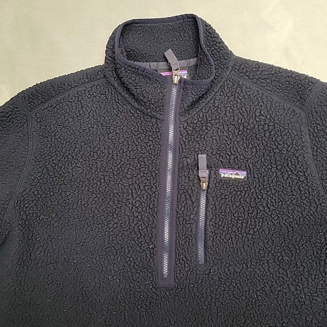 Patagonia Patagonia Jacket Mens L Navy 1/4 Zip Fleece Pullover Outdoor Gorp All Seasons Logo Casual Mens Size US L / EU 52-54 / 3 - 3 Thumbnail