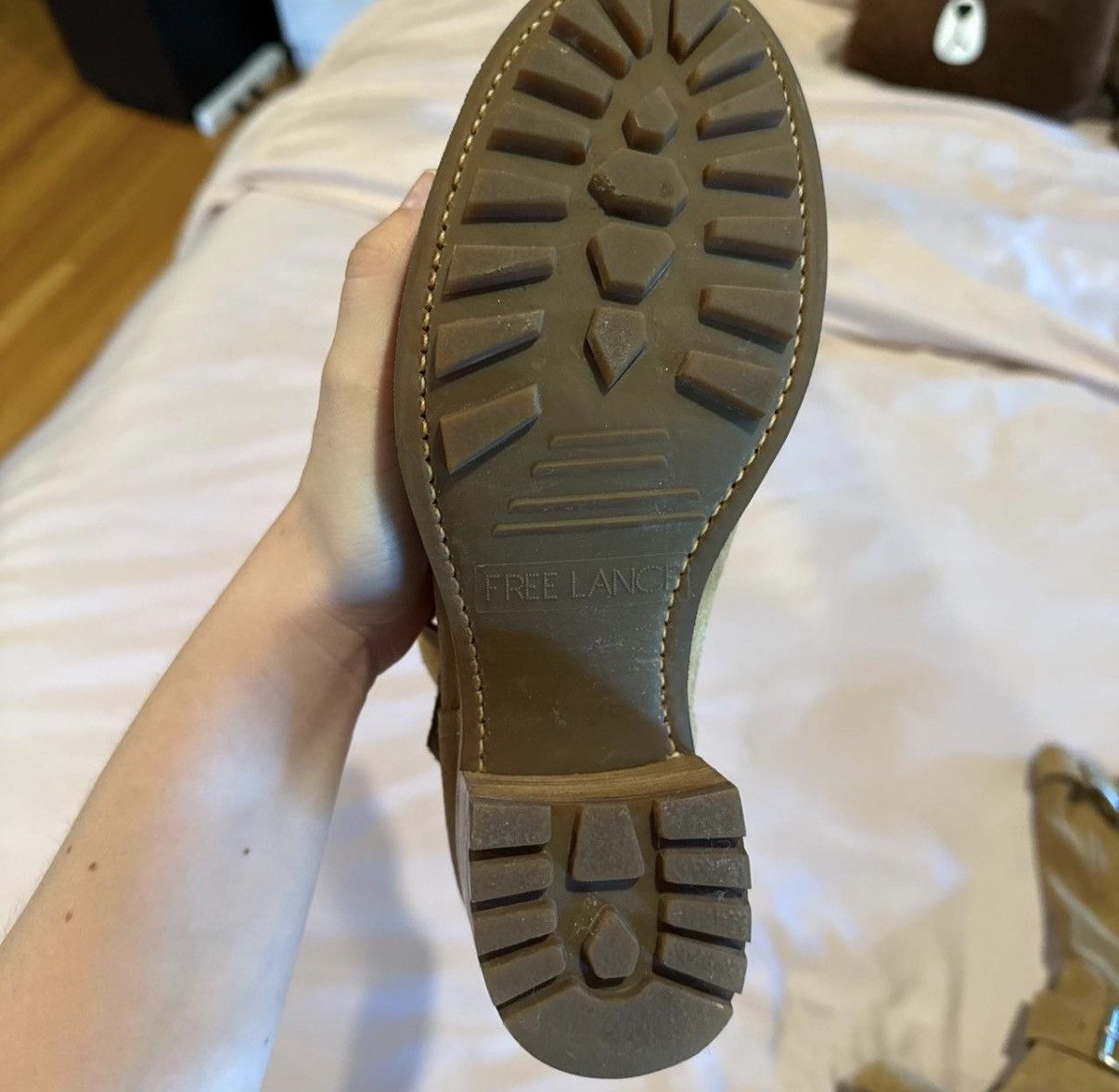Other Freelance Tan Suede Boots Size US 8 / IT 38 - 3 Thumbnail