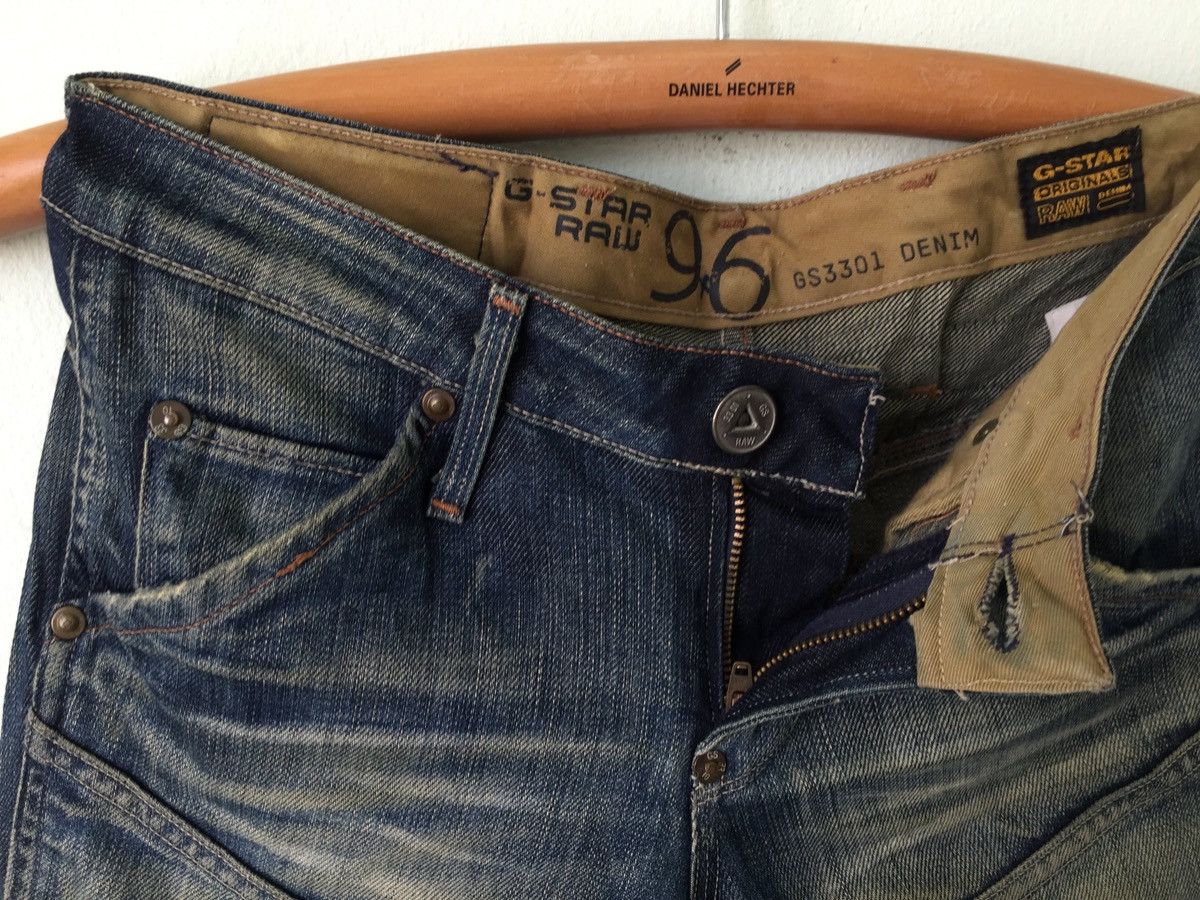 G-Star G Star Raw ELWOOD HERITAGE EMBRO NARROW Denim Slim Leg Size US 28 / EU 44 - 11 Thumbnail