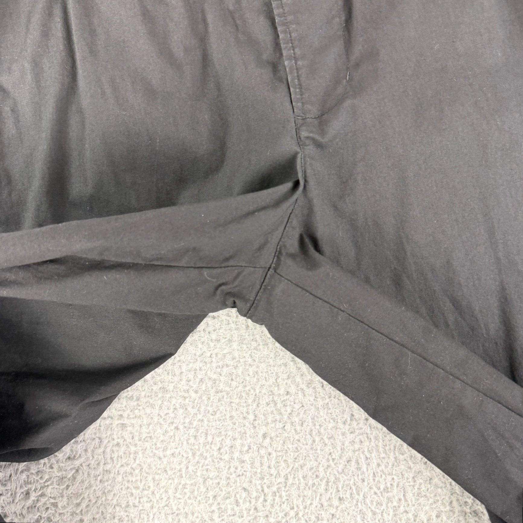 Everlane Everlane Easy Pant Mens 32 Black Cotton Straight Leg Pull On Casual Pants Regular Size US 34 / EU 50 - 3 Thumbnail