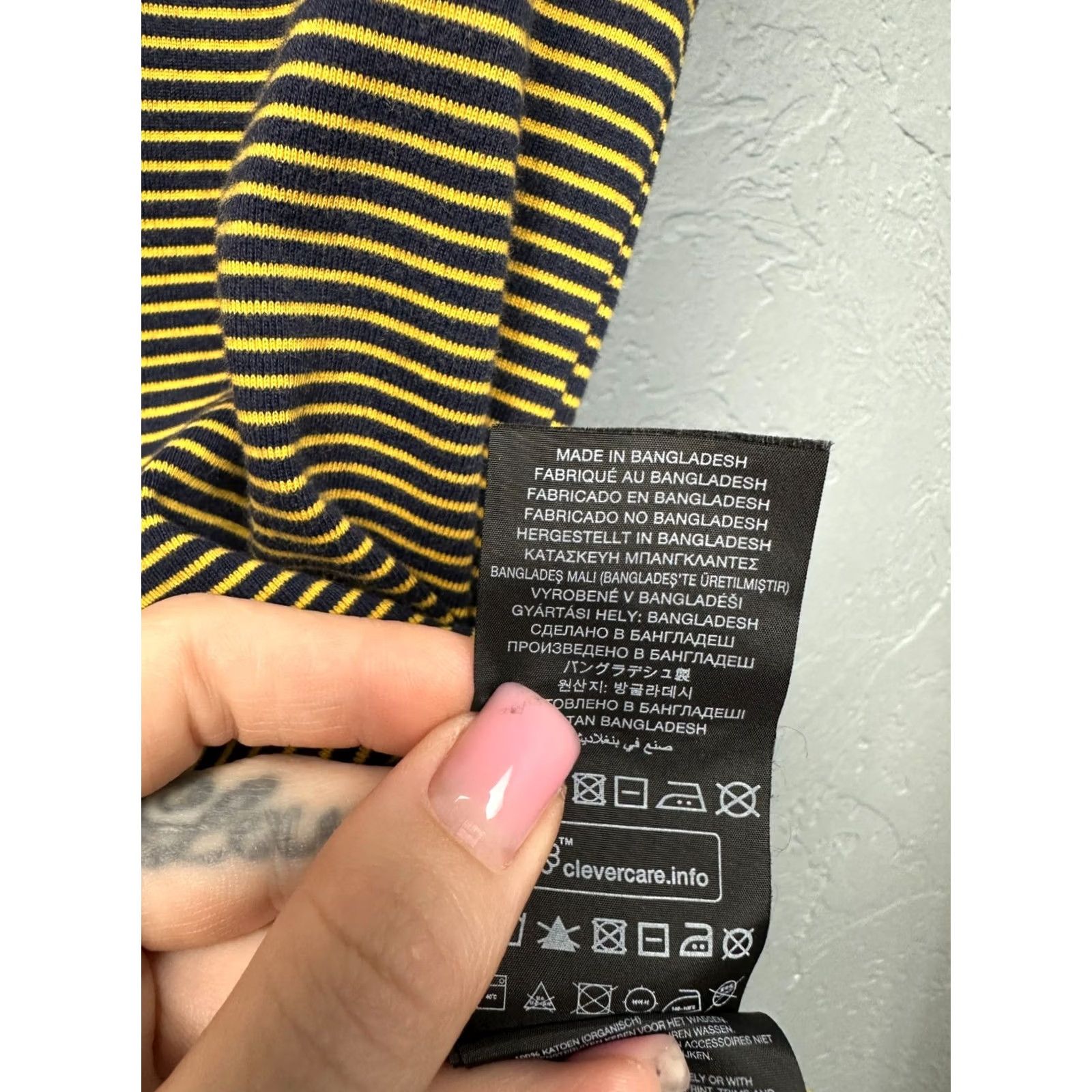G-Star G Star Raw Mens Ciaran Stripe T-Shirt M Yellow Cotton Logo Shirt Mens XS-XL Size US M / EU 48-50 / 2 - 6 Thumbnail