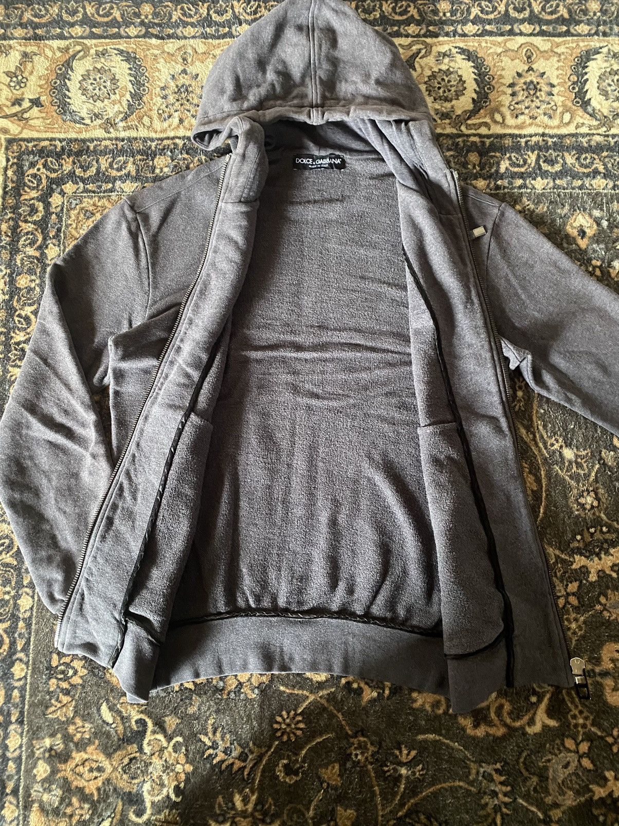 Designer Dolce & Gabbana Zipper Hoodie Size US S / EU 44-46 / 1 - 11 Thumbnail