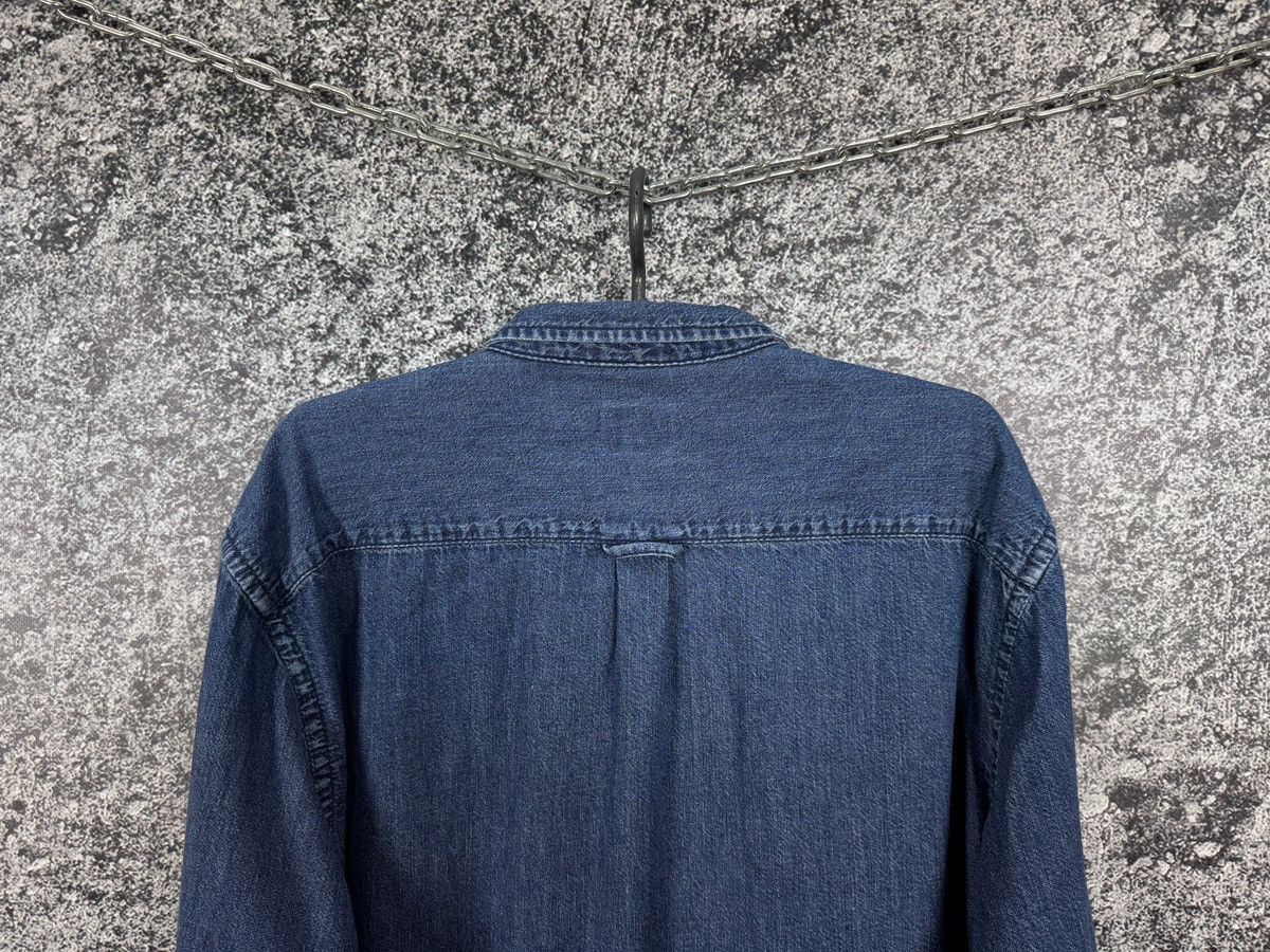 Edwin Men’s Edwin Indigo Long Sleeve Denim Shirt Button Up Size XL Size US XL / EU 56 / 4 - 10 Thumbnail