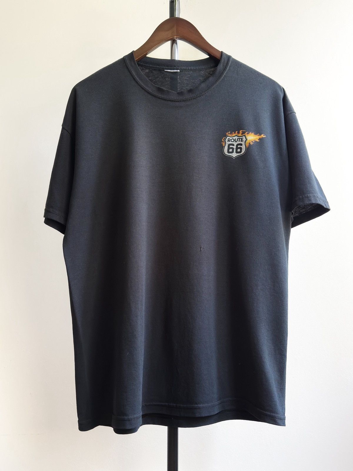 Route 66 Vintage Route 66 American Highway Bike Graphic Tee Size US XL / EU 56 / 4 - 2 Thumbnail