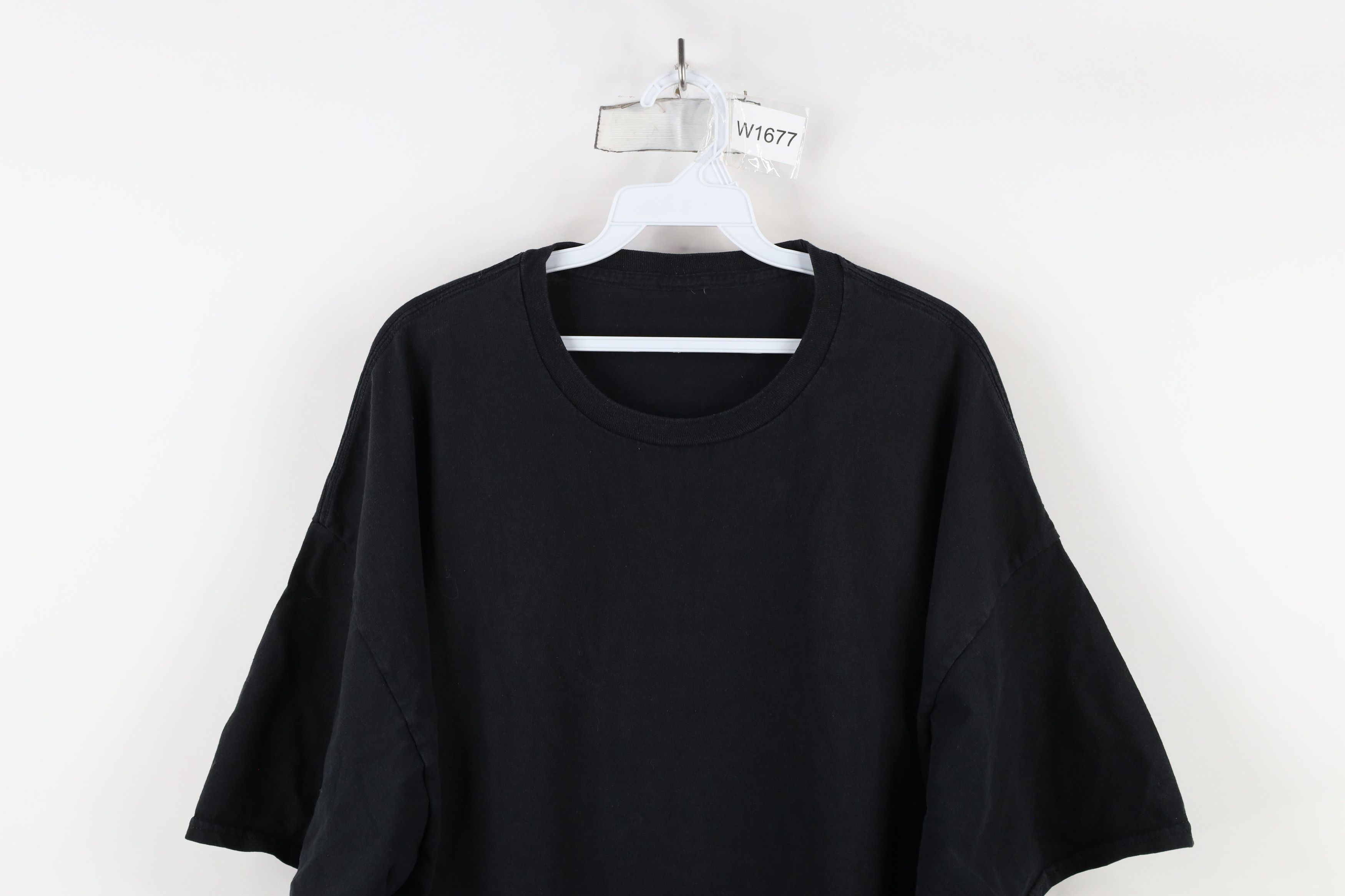 Vintage Vintage 90s Streetwear Short Sleeve T-Shirt Black Cotton Size US XXL / EU 58 / 5 - 2 Thumbnail