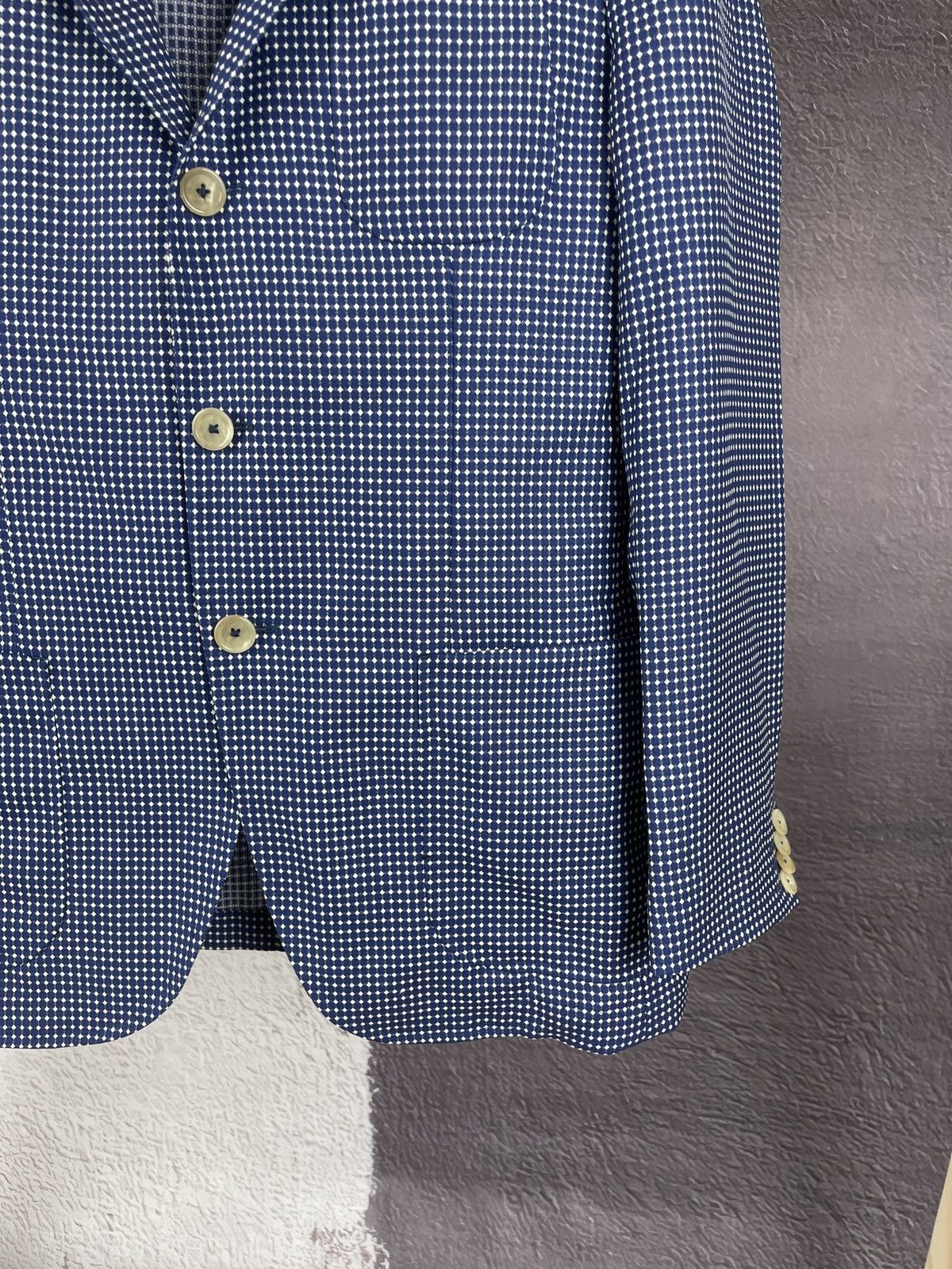 Paoloni Paoloni wool linen 3 button unlined blazer 3 button Size 40R - 5 Thumbnail