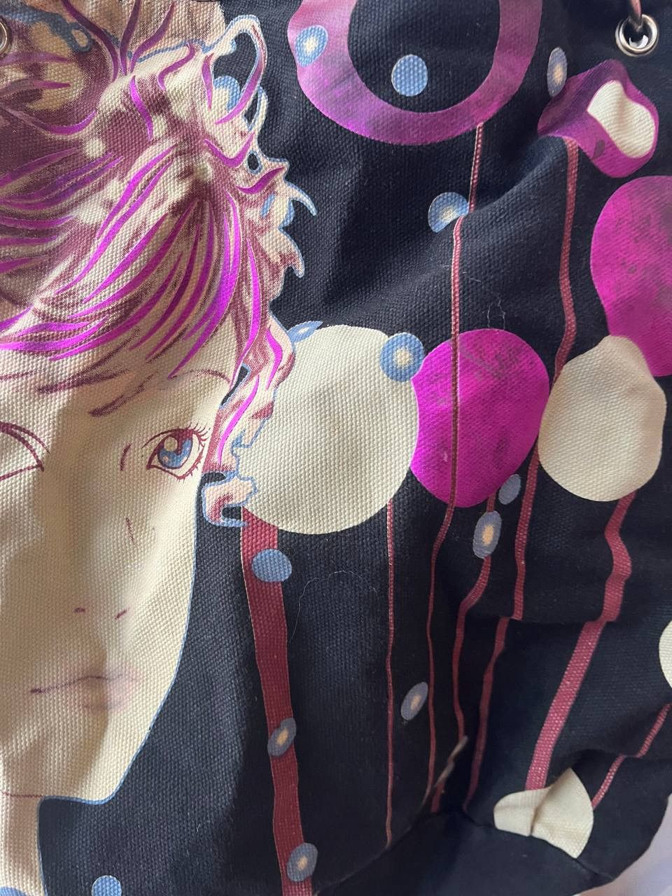 Custo Barcelona 90S RARE CUSTO BARCELONA GEISHA PRINT JAPANESE ART TOTE BAG Size ONE SIZE - 5 Thumbnail