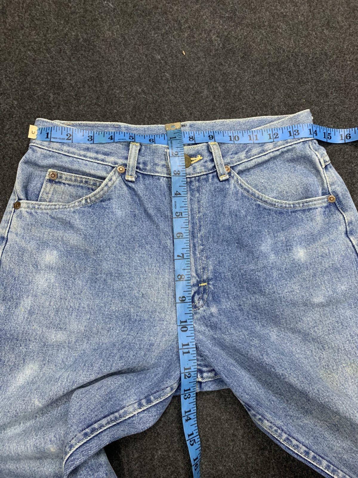 Lee Vintage 70s LEE RIDER JEANS.zip talon made in USA. Size US 30 / EU 46 - 6 Thumbnail